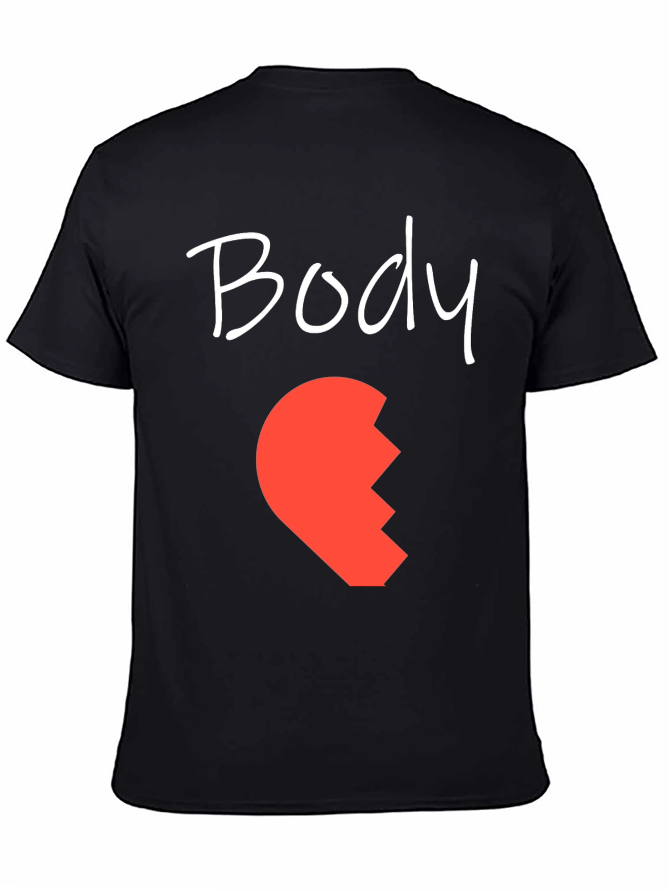 Body Half Heart Matching Couple Tee