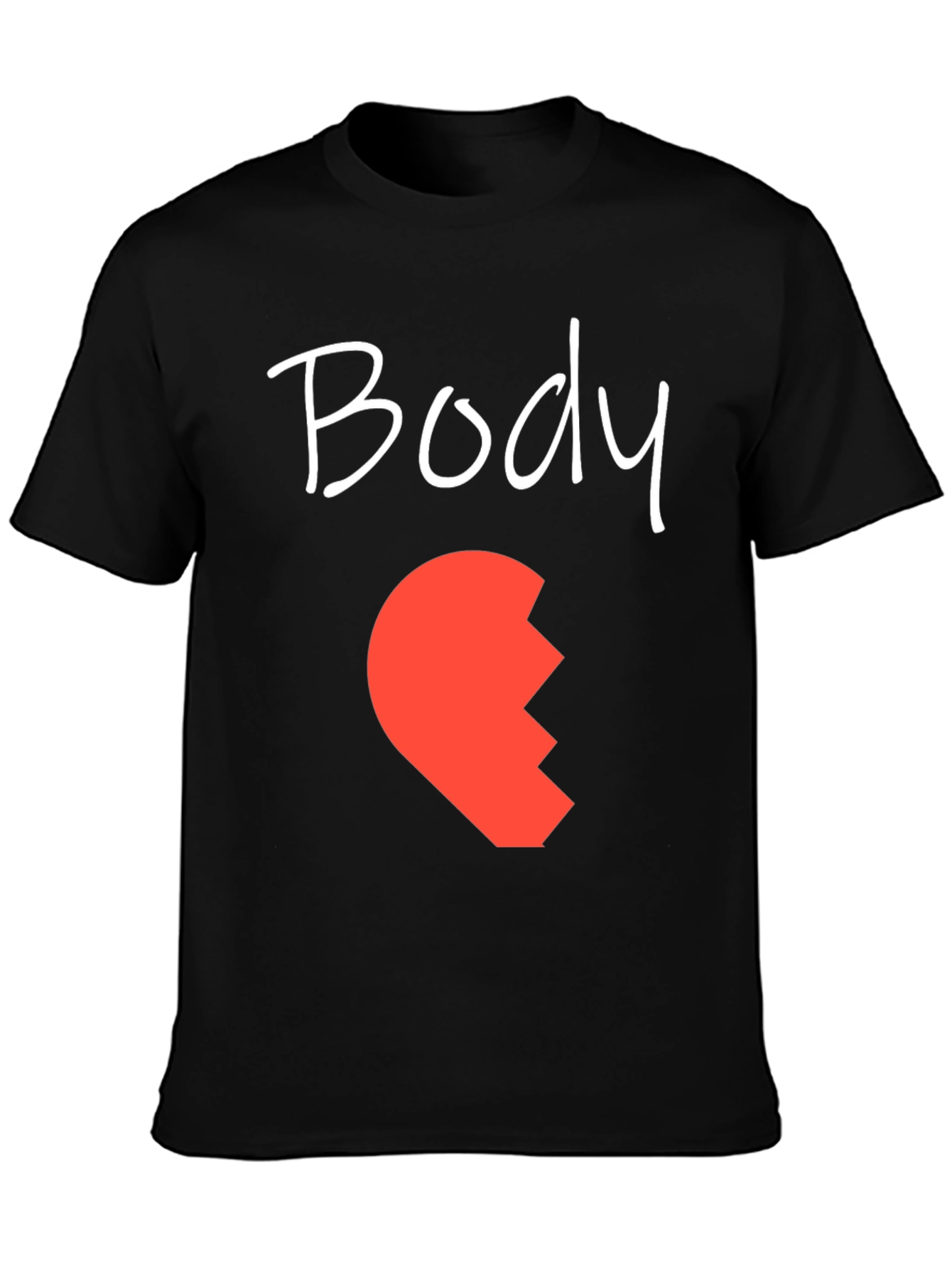 Body Half Heart Matching Couple Tee
