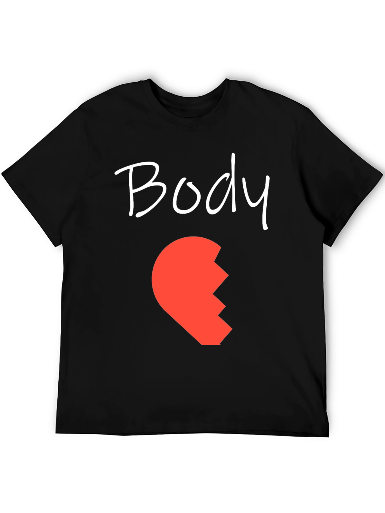 Body Half Heart Matching Couple Tee