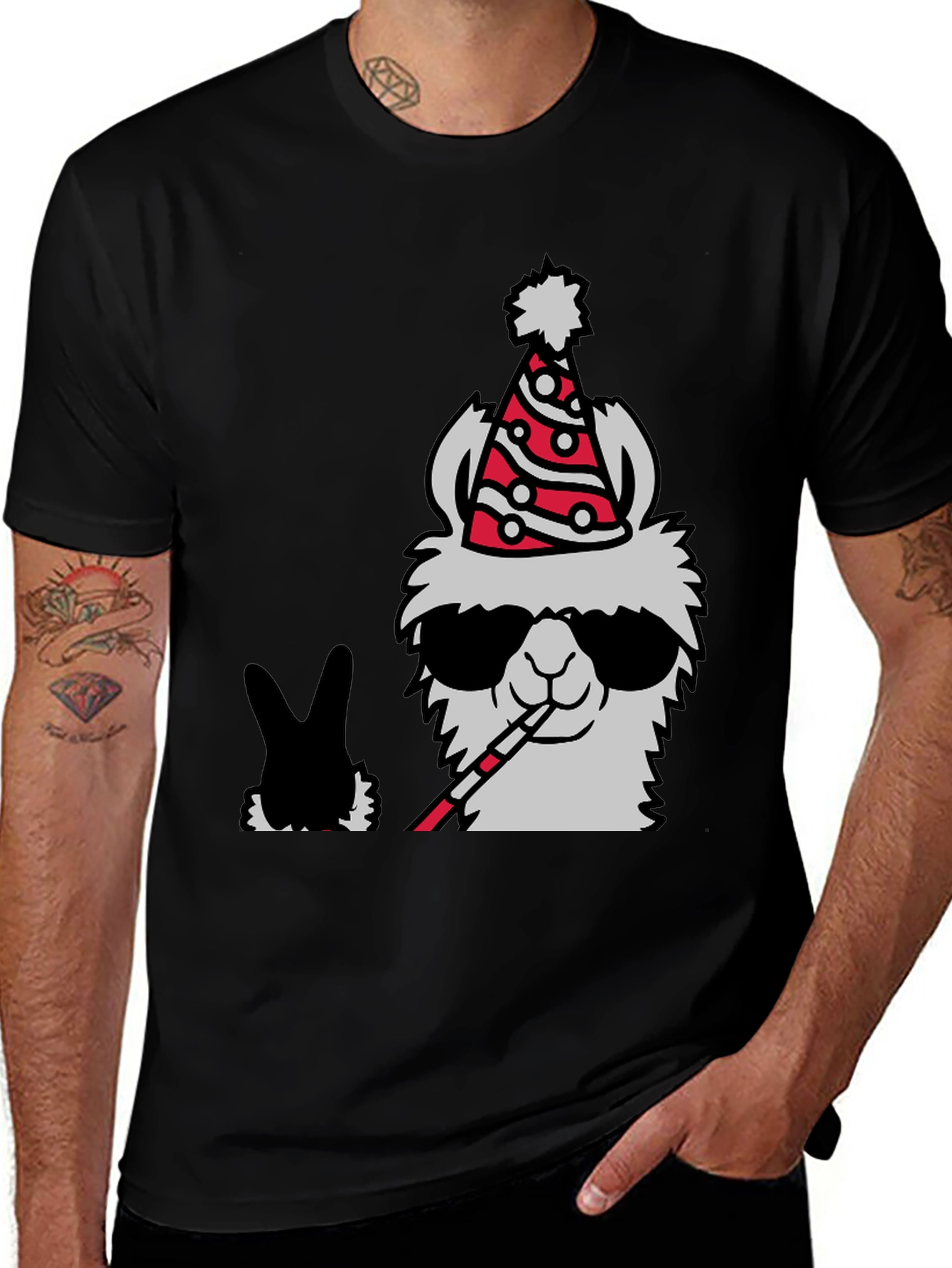 Festive Llama T-Shirt