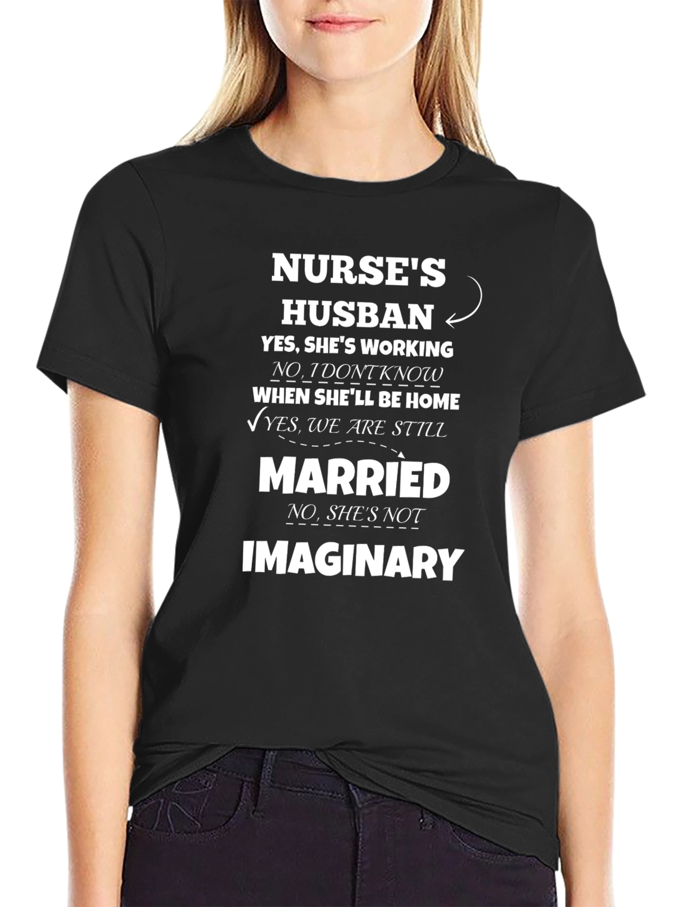 Nurses Husband T-Shirt Funny Gift