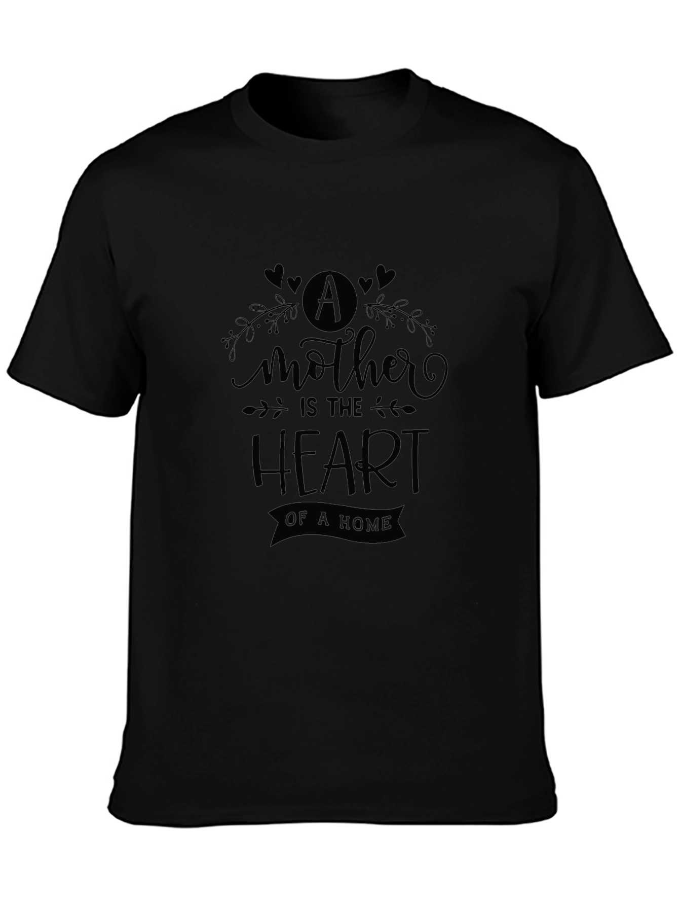 Mother is the Heart T-Shirt - Black