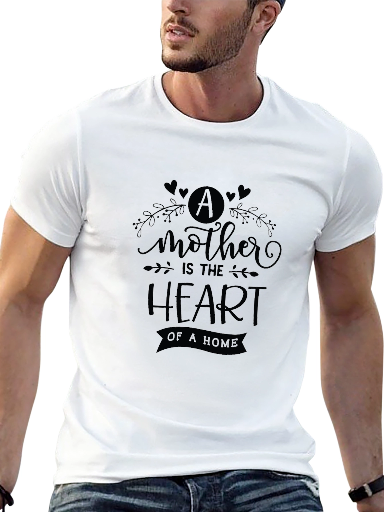Mother is the Heart T-Shirt - Black