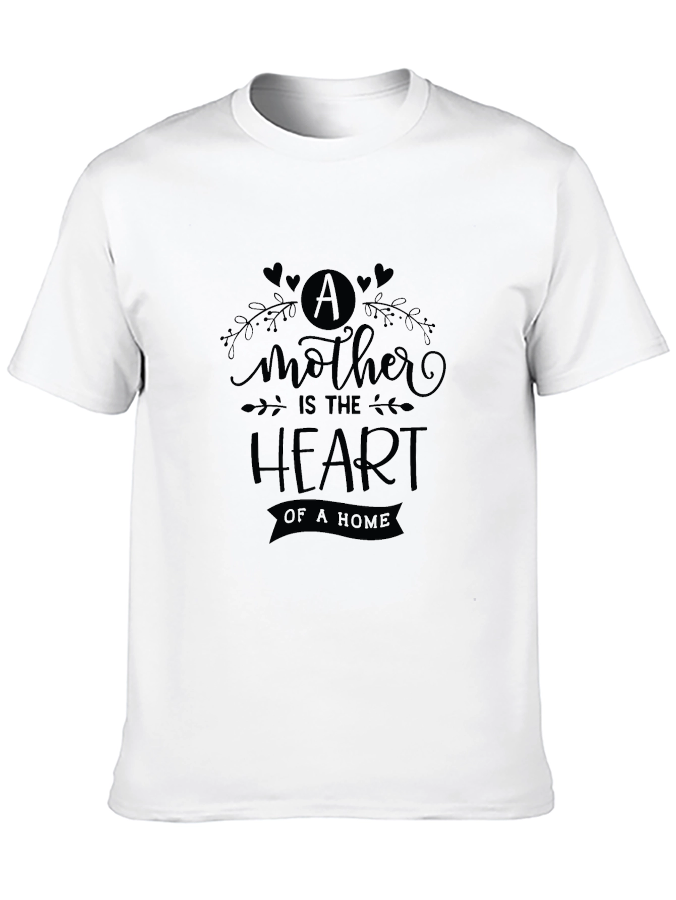 Mother is the Heart T-Shirt - Black