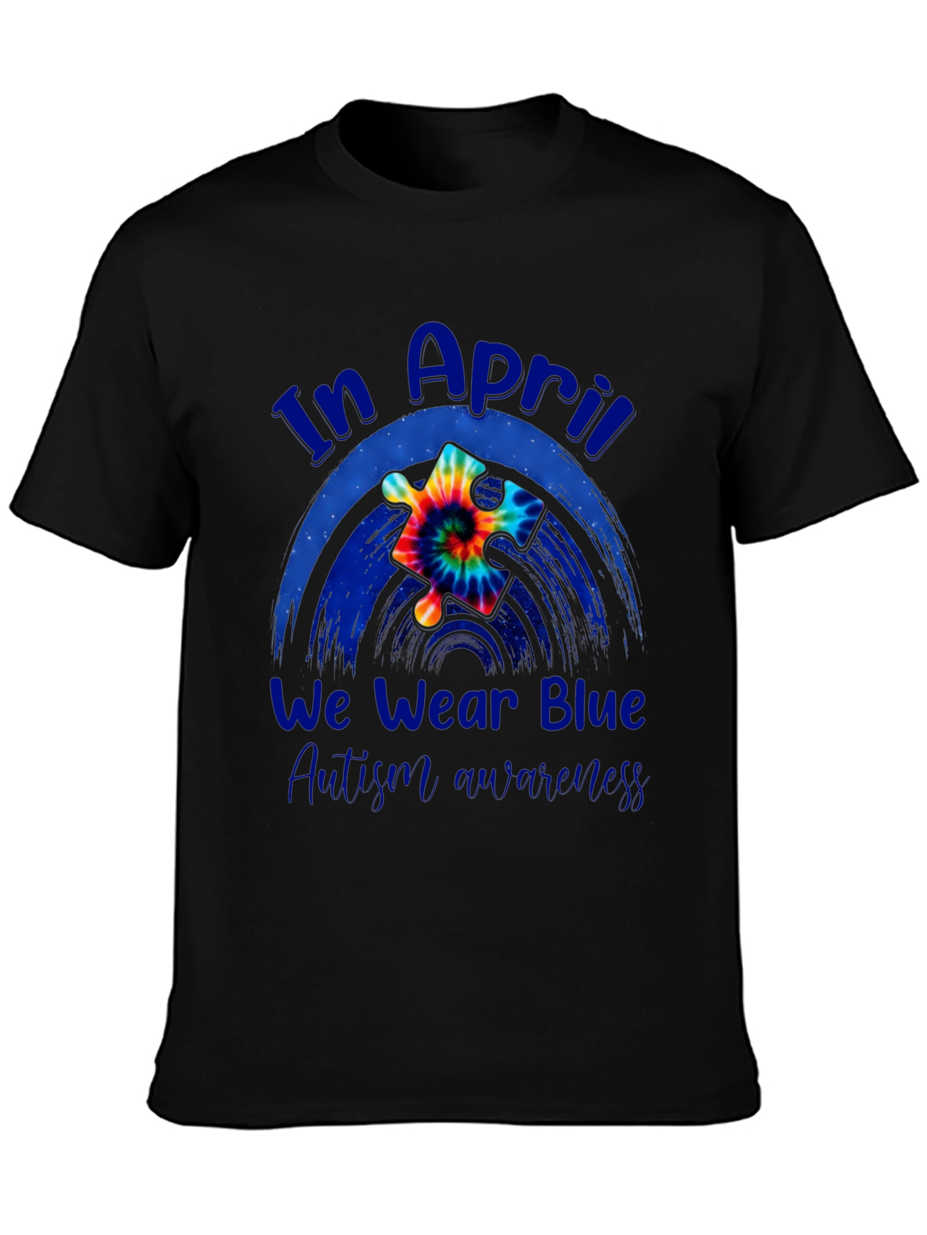 Autism Awareness T-Shirt - In April We Wear Blue