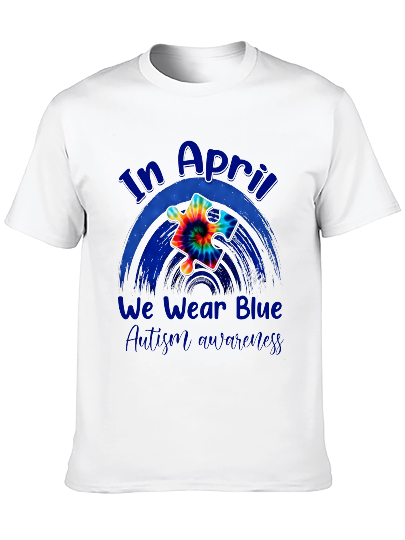 Autism Awareness T-Shirt - In April We Wear Blue