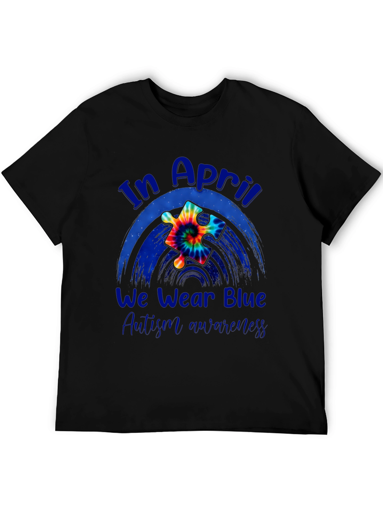 Autism Awareness T-Shirt - In April We Wear Blue