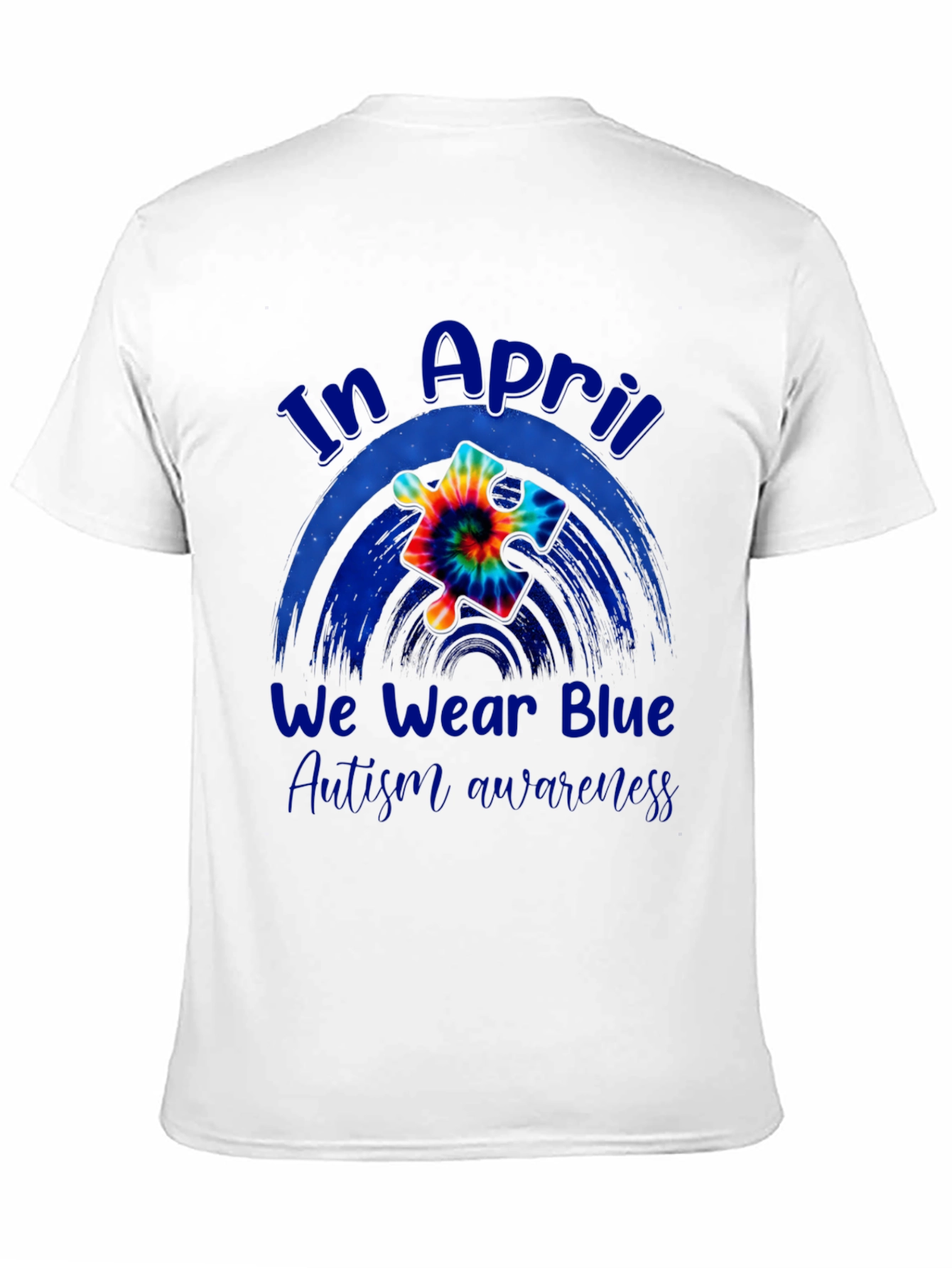 Autism Awareness T-Shirt - In April We Wear Blue