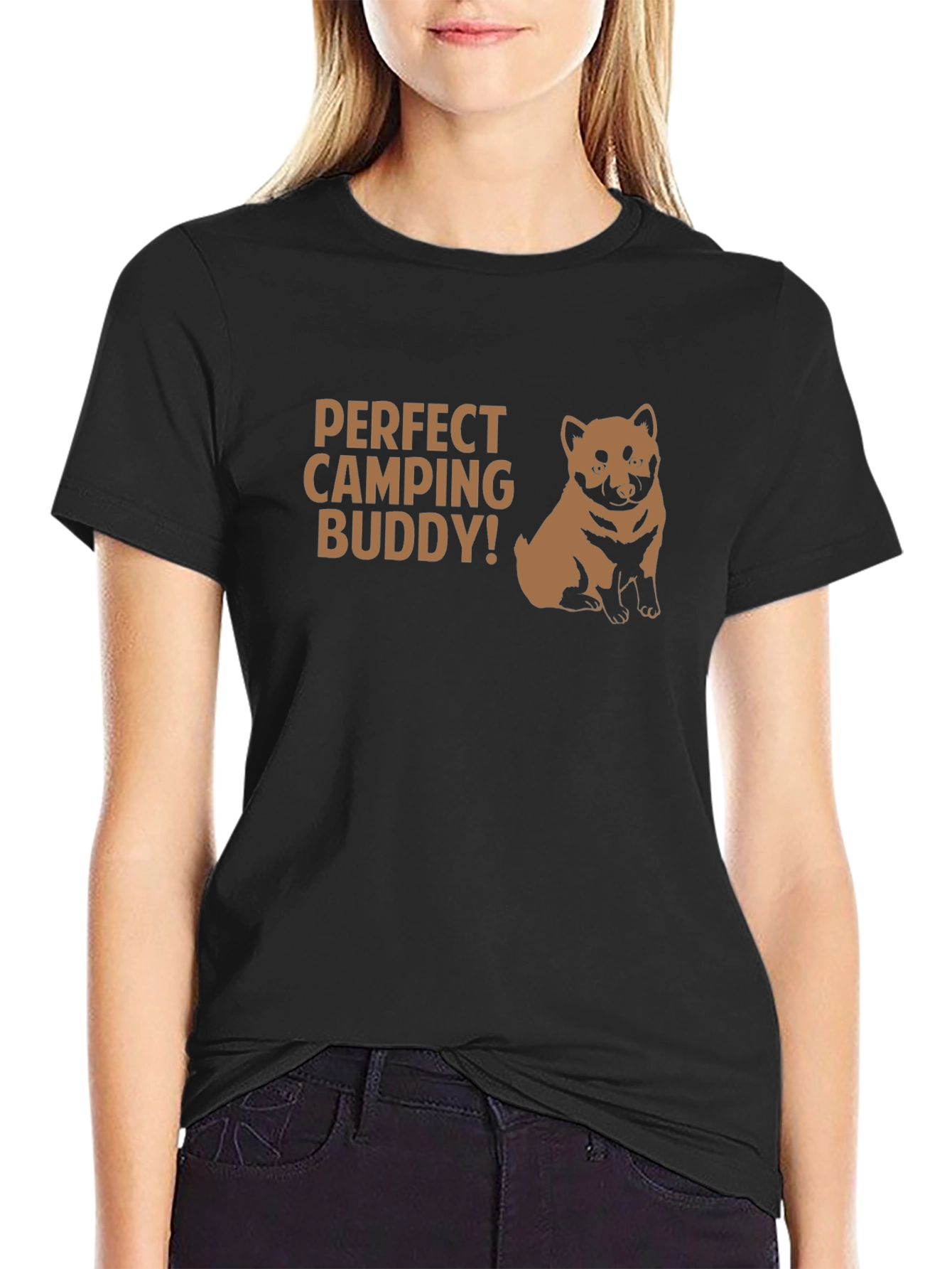Perfect Camping Buddy T-Shirt - Dog Lover Tee