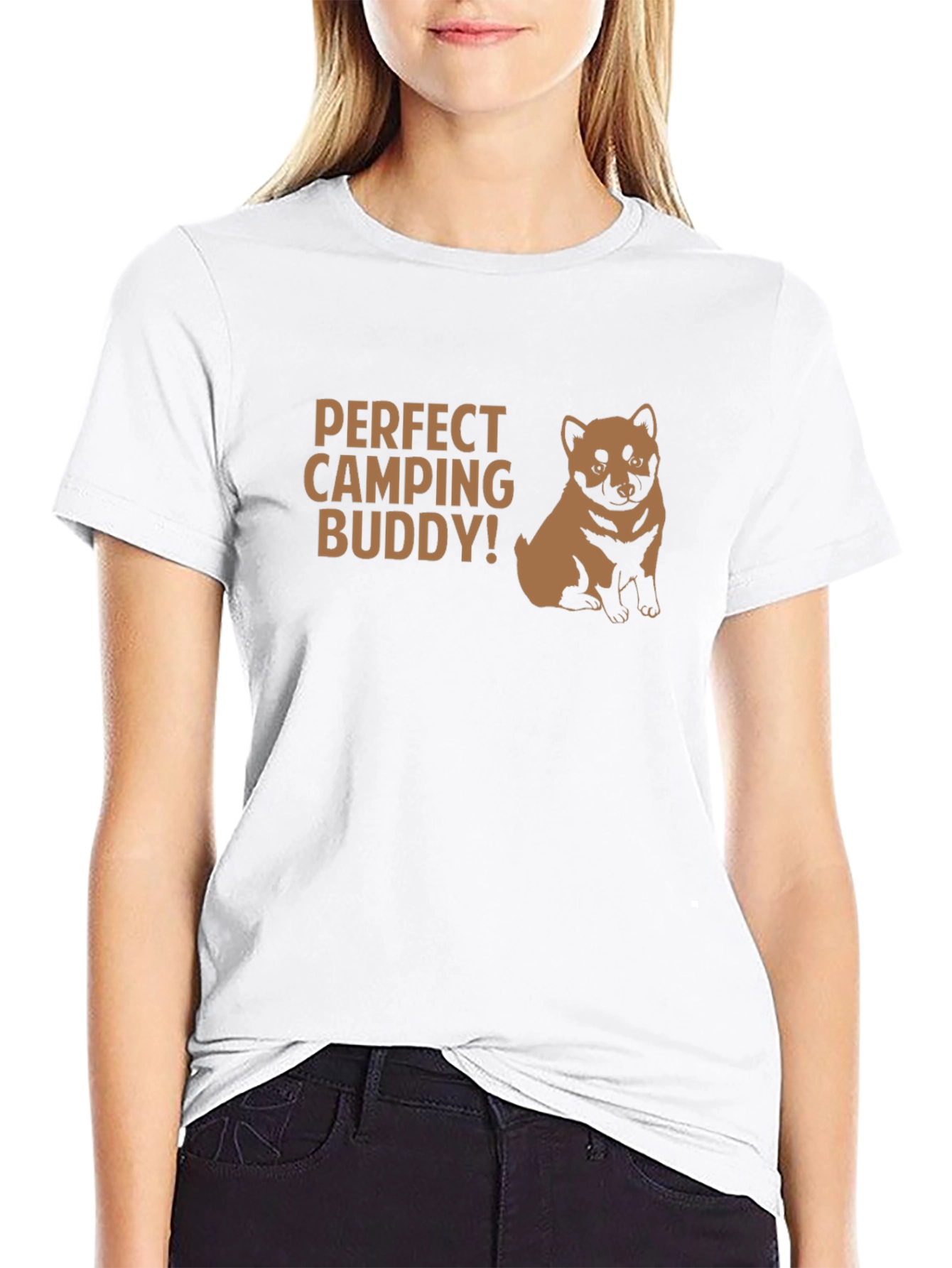 Perfect Camping Buddy T-Shirt - Dog Lover Tee