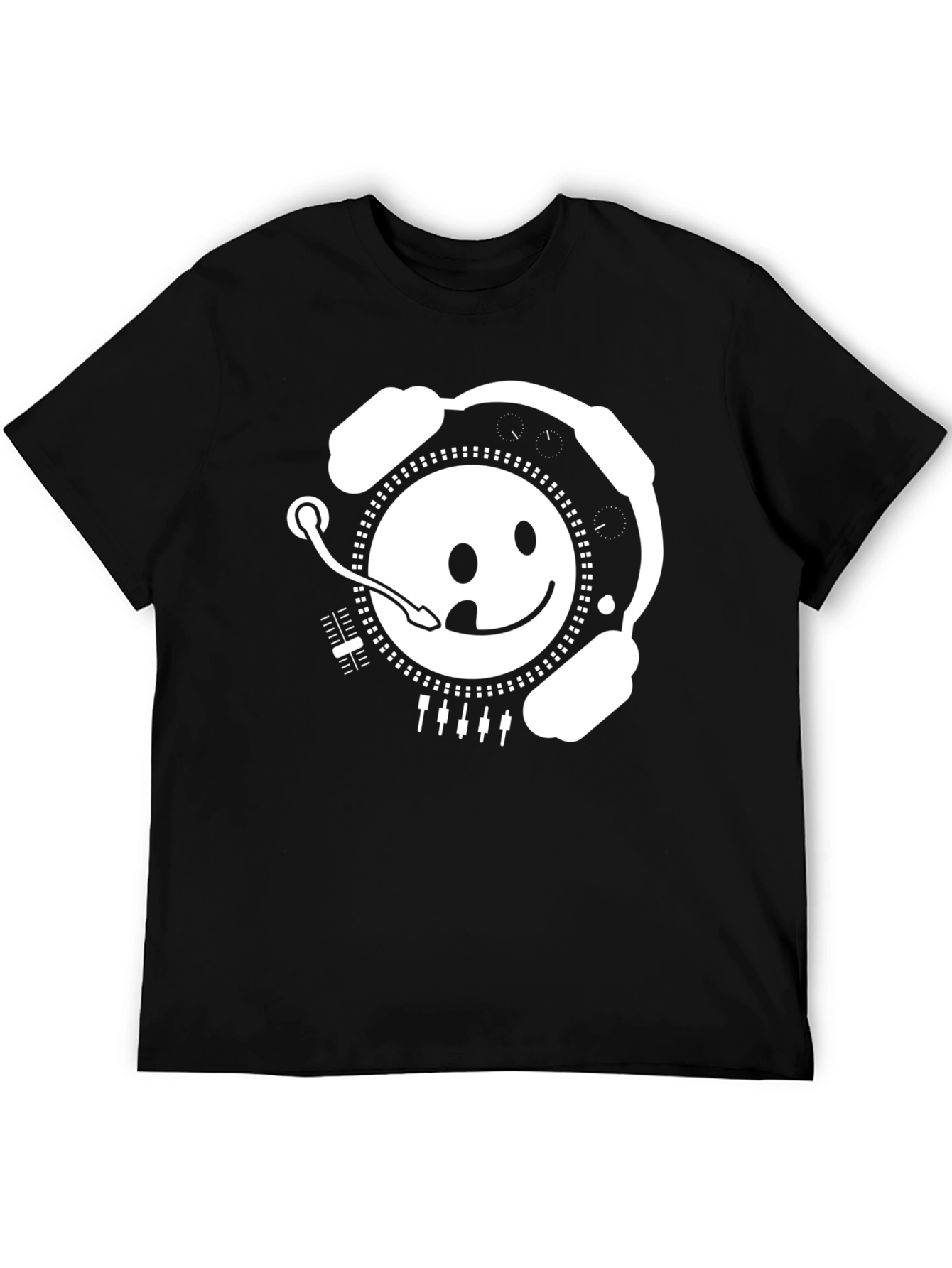 DJ Smiley Face Graphic Tee
