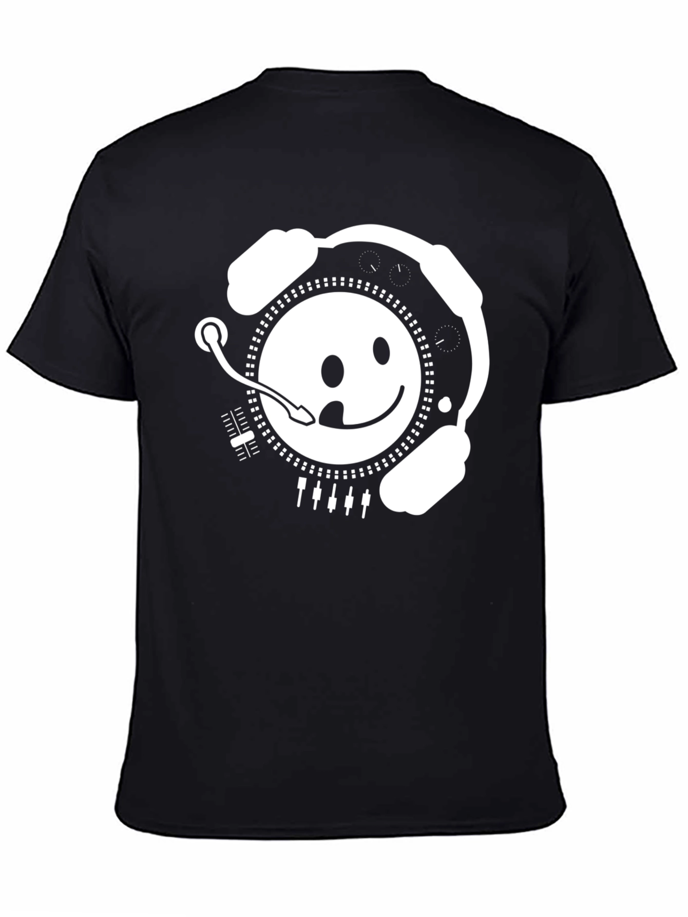 DJ Smiley Face Graphic Tee