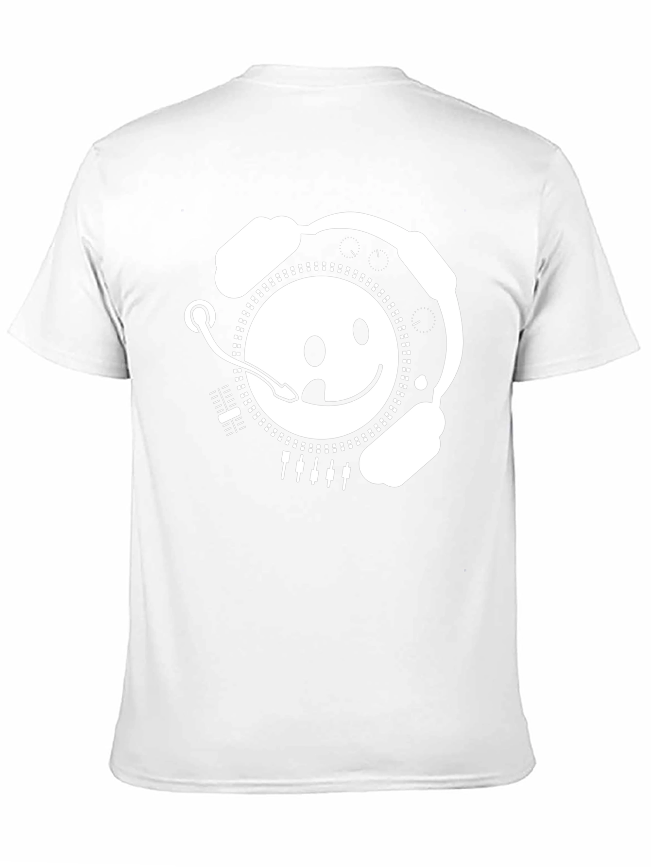 DJ Smiley Face Graphic Tee