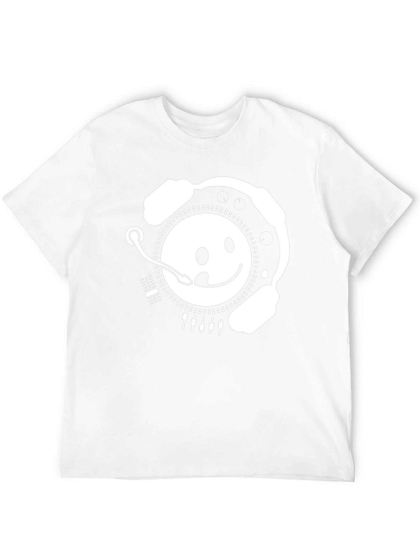 DJ Smiley Face Graphic Tee