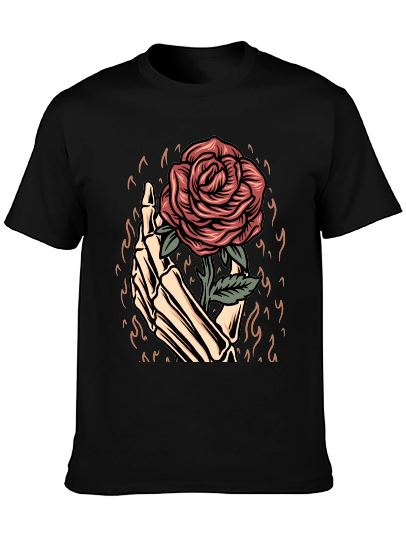 Rose in Hand Graphic Tee