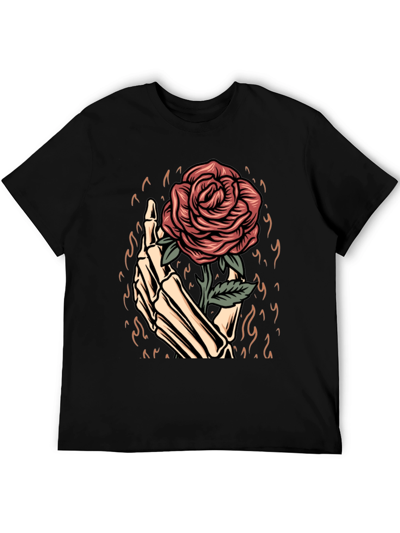 Rose in Hand Graphic Tee