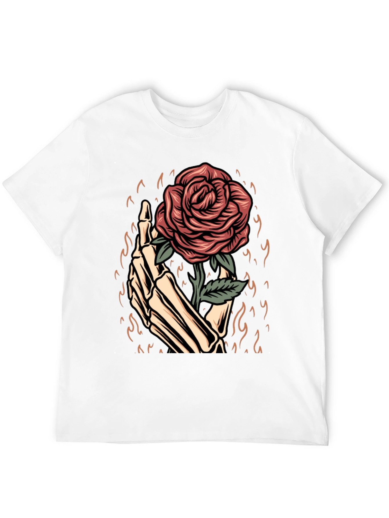 Rose in Hand Graphic Tee