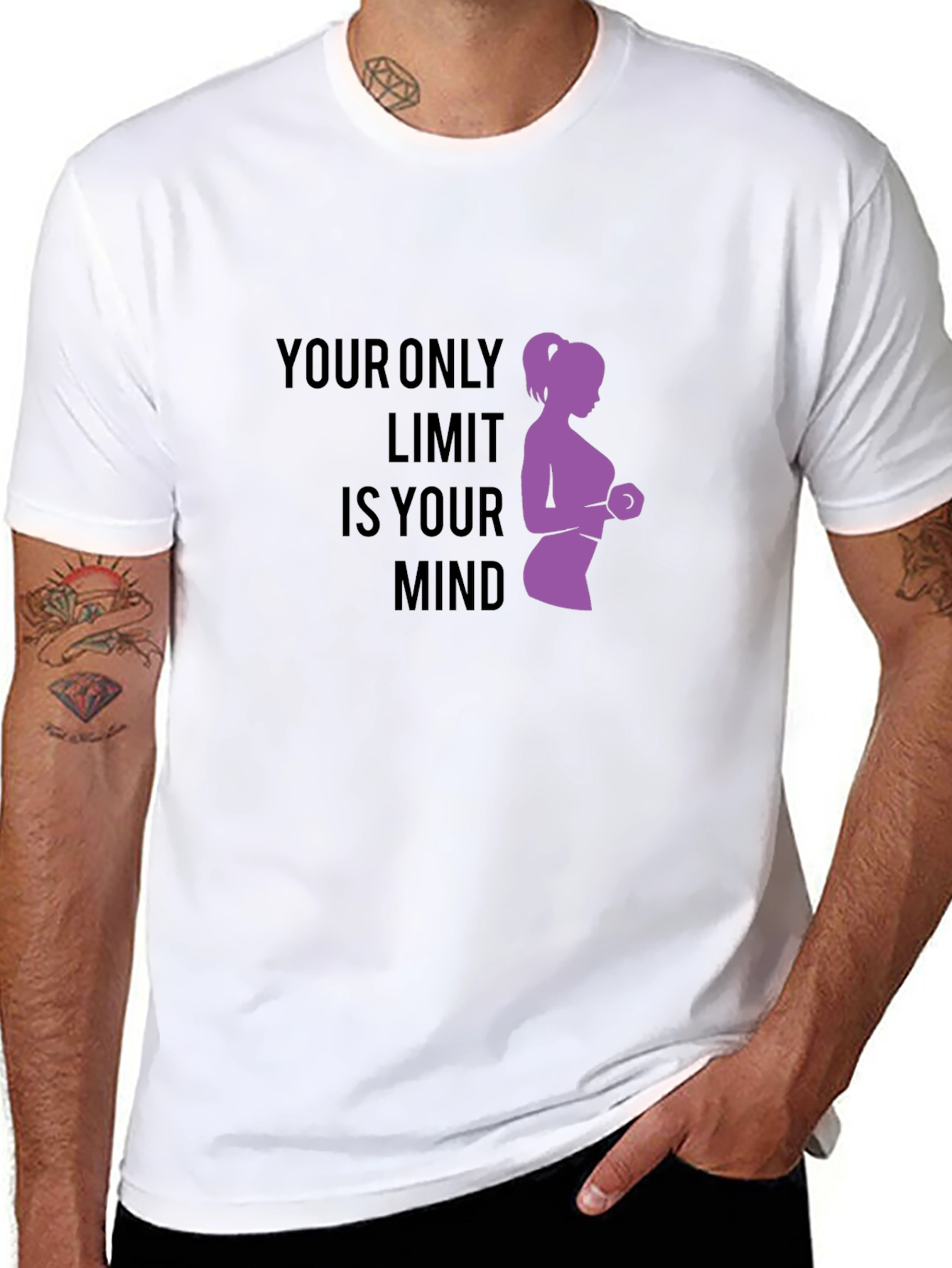 Motivational Workout T-Shirt - Your Only Limit
