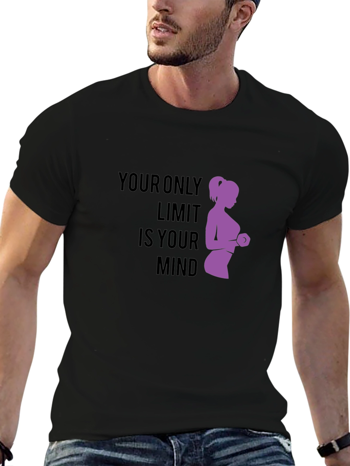 Motivational Workout T-Shirt - Your Only Limit
