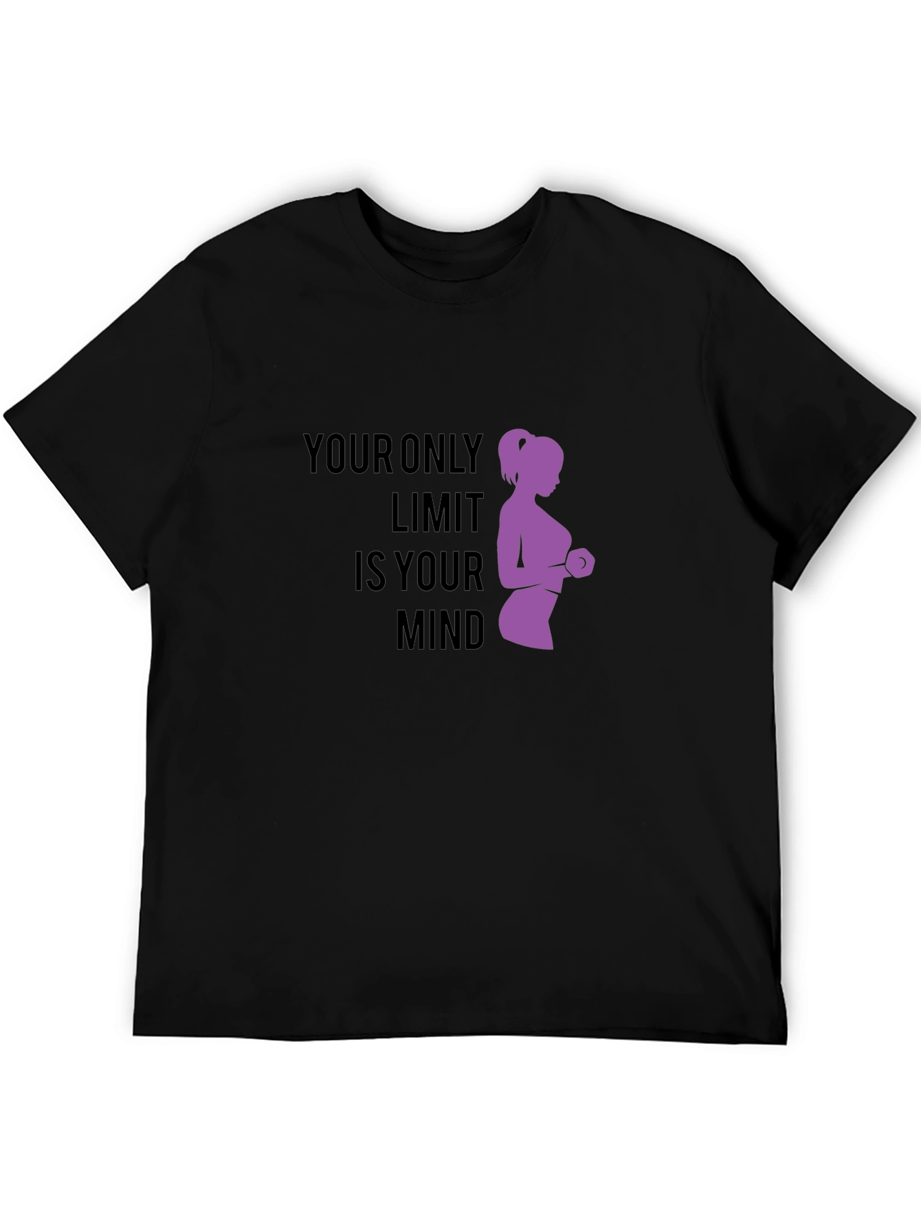 Motivational Workout T-Shirt - Your Only Limit