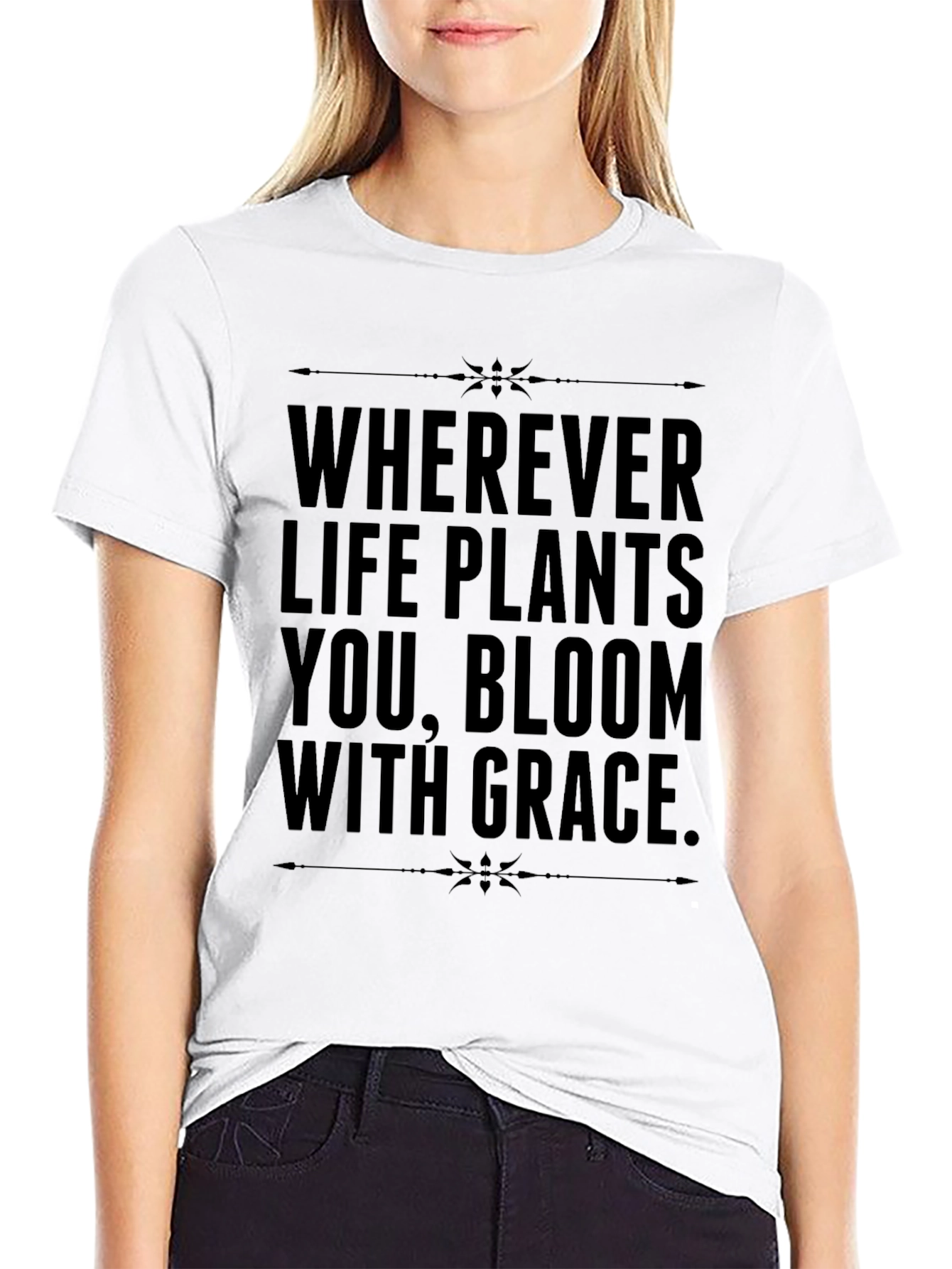 Bloom With Grace Graphic T-Shirt