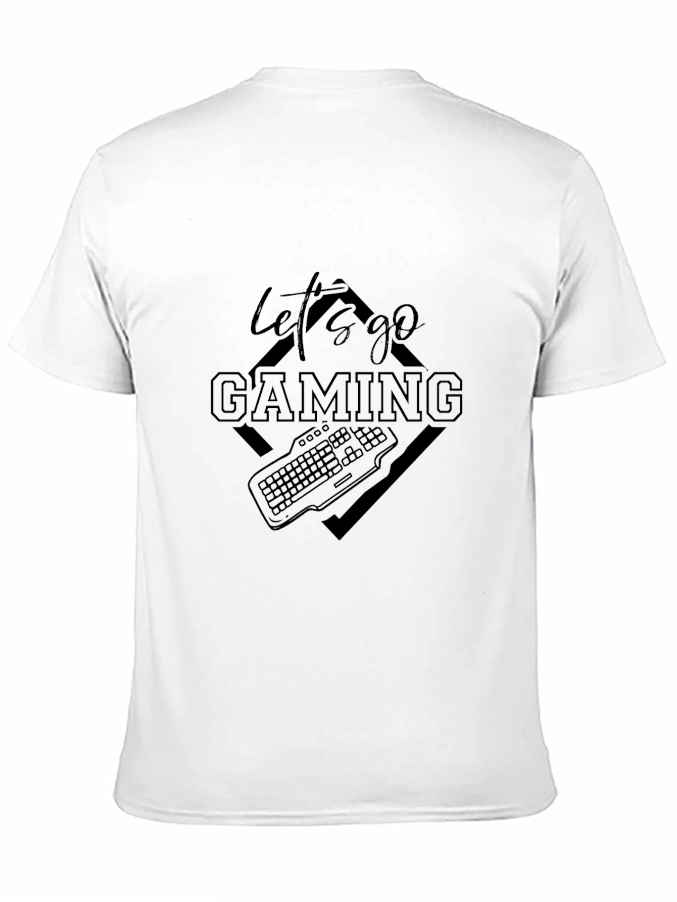 Lets Go Gaming Black T-Shirt