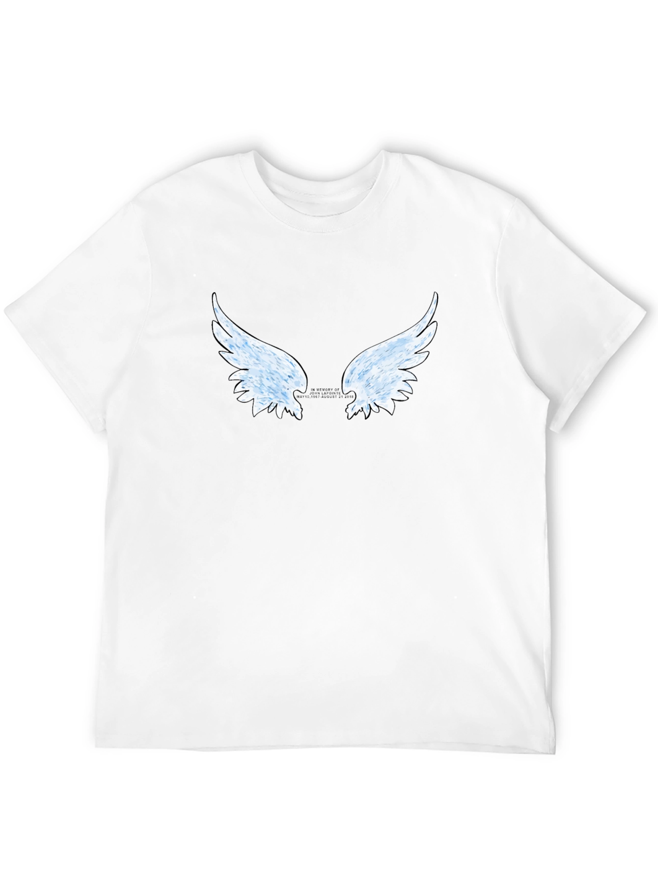 Winged Graphic Black T-Shirt