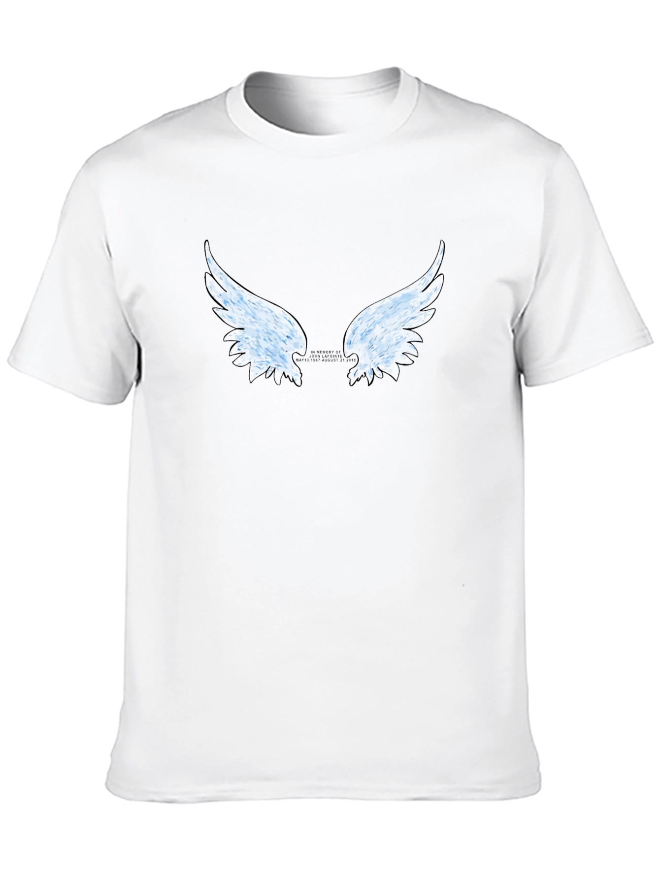 Winged Graphic Black T-Shirt