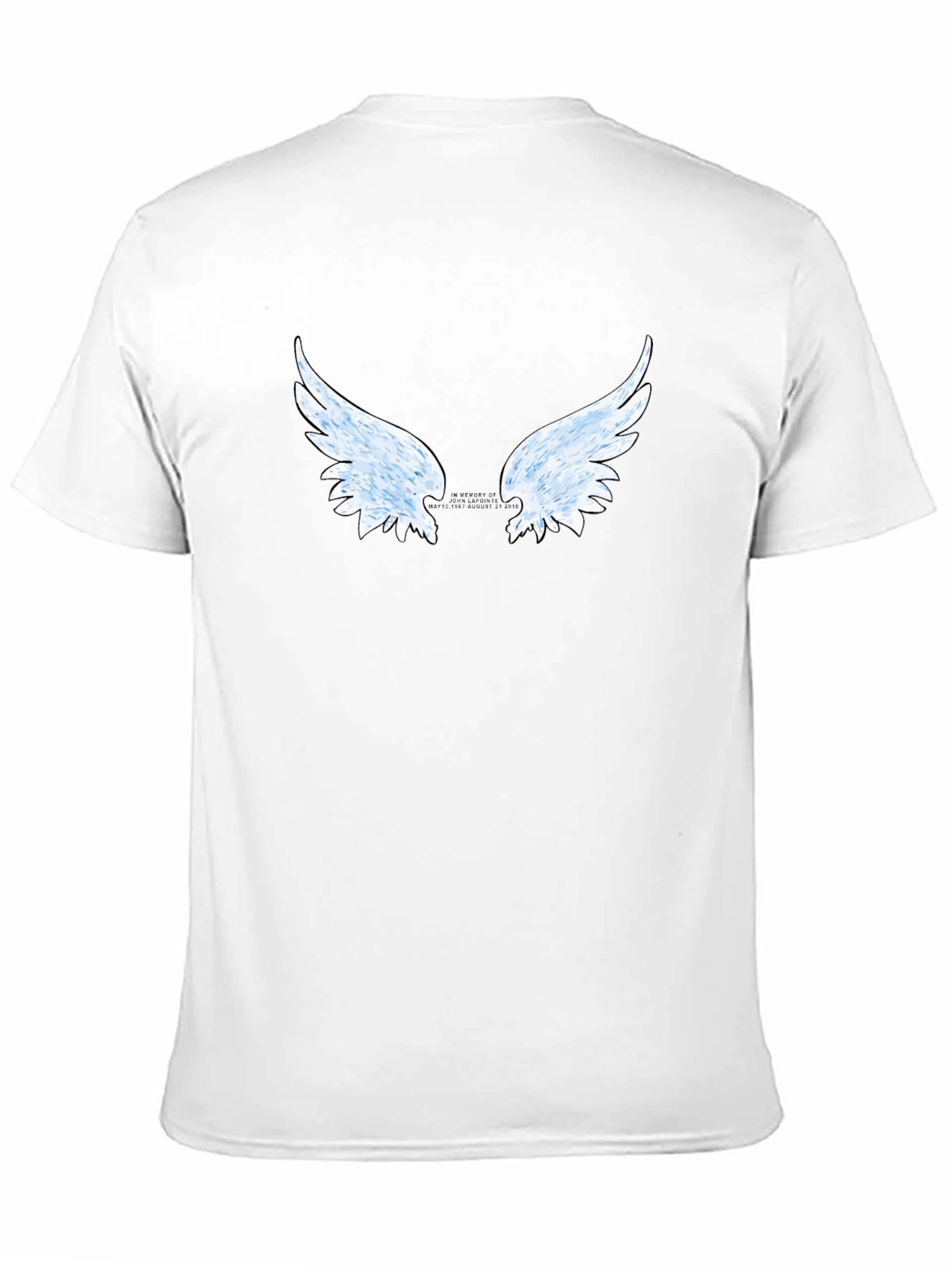 Winged Graphic Black T-Shirt