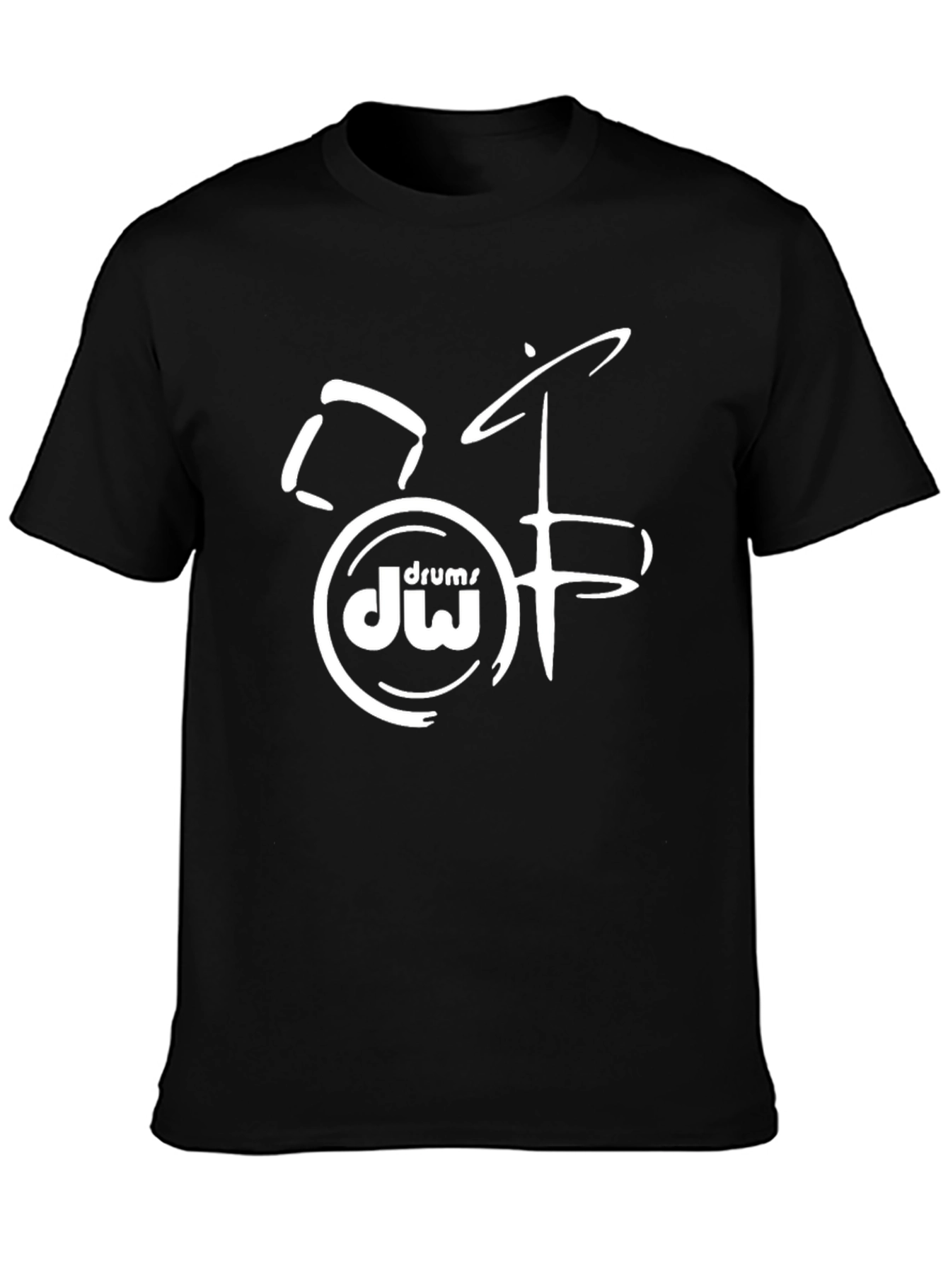 Drum DW Logo Black T-Shirt