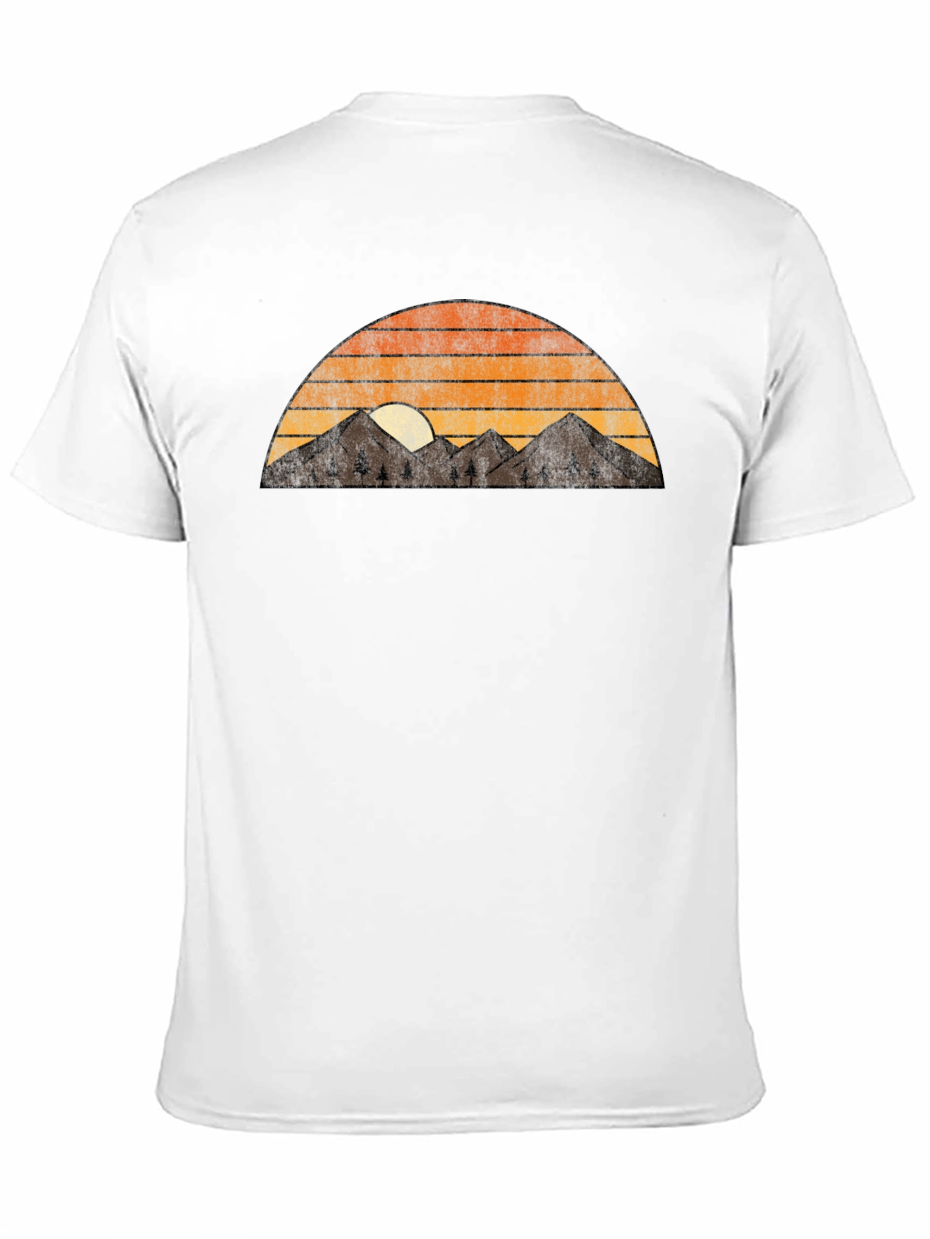 Retro Mountain Sunset Graphic Tee