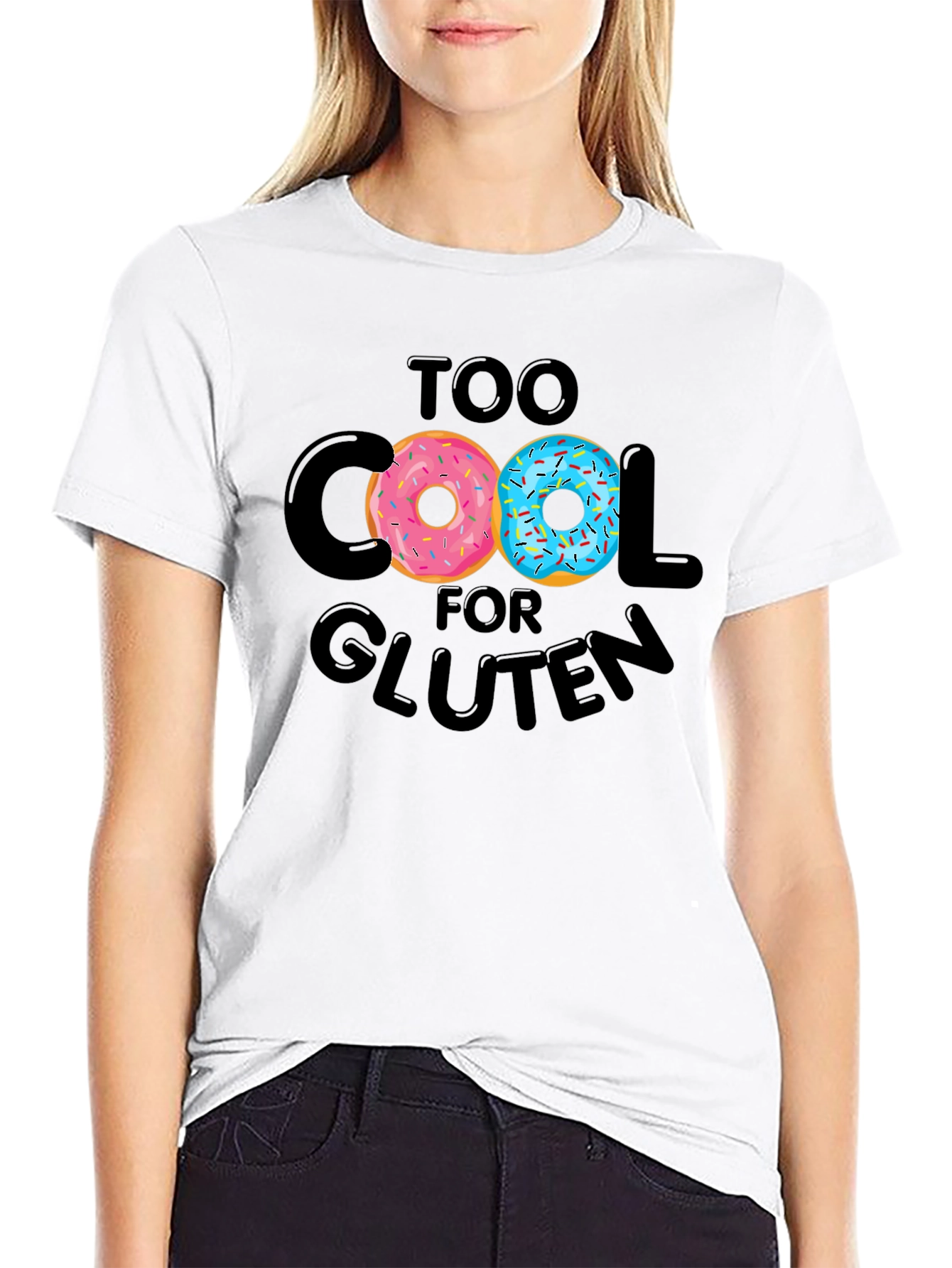 Too Cool for Gluten Donut T-Shirt