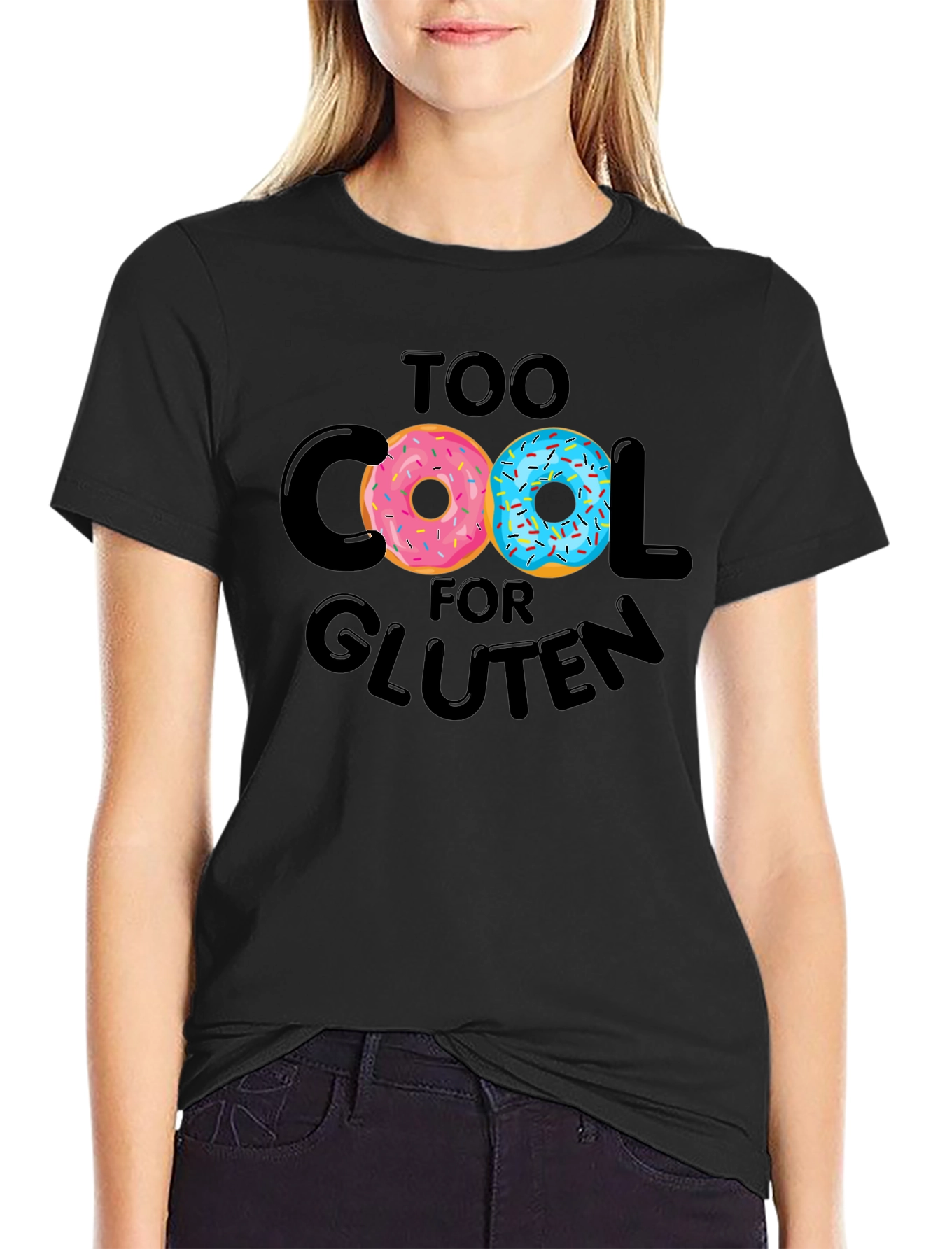 Too Cool for Gluten Donut T-Shirt