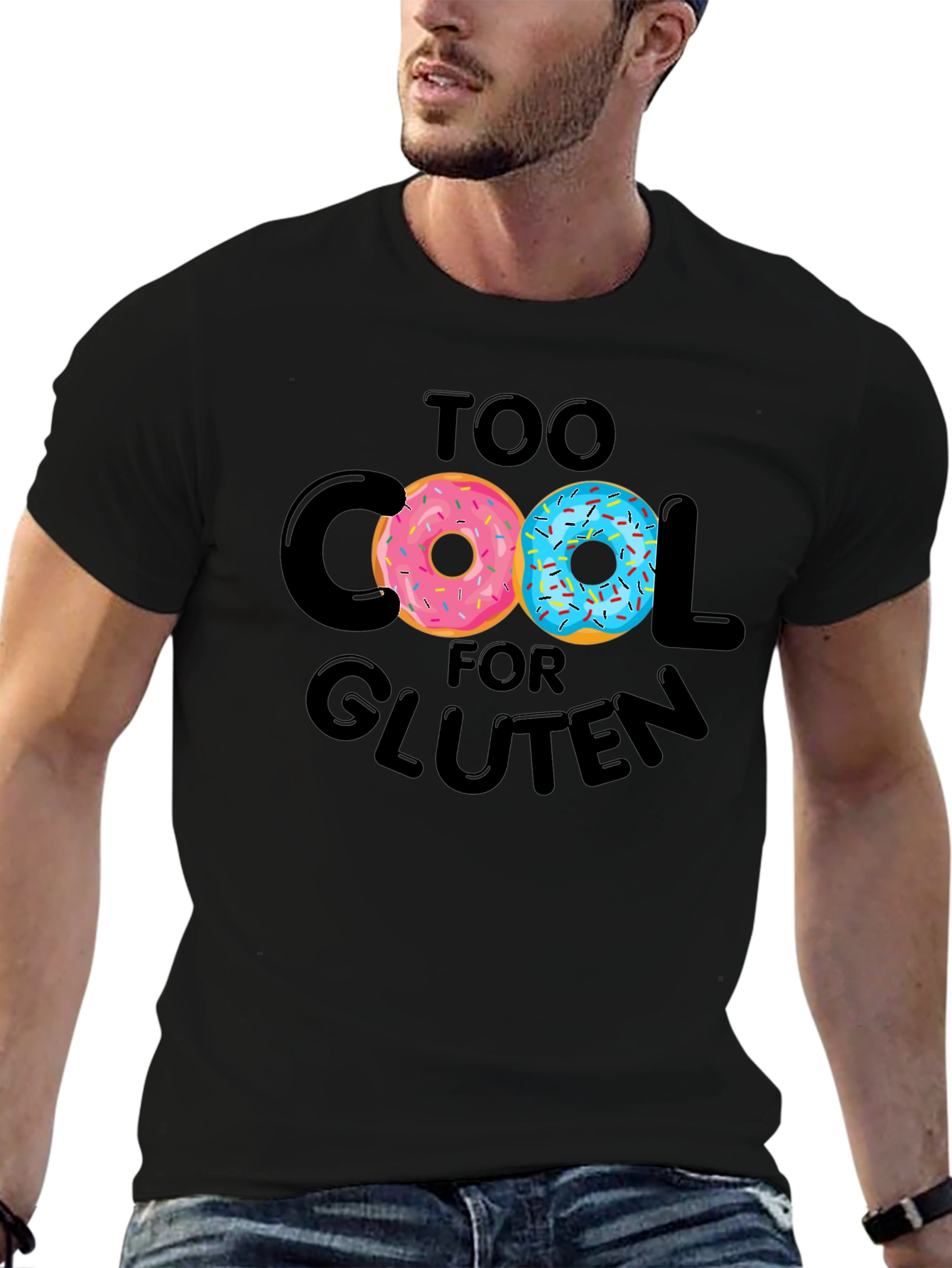 Too Cool for Gluten Donut T-Shirt