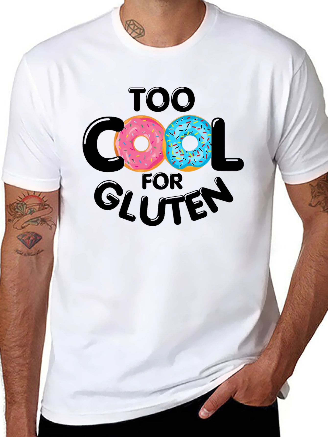 Too Cool for Gluten Donut T-Shirt