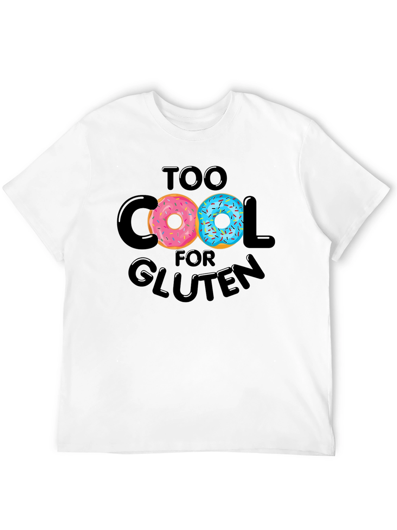 Too Cool for Gluten Donut T-Shirt