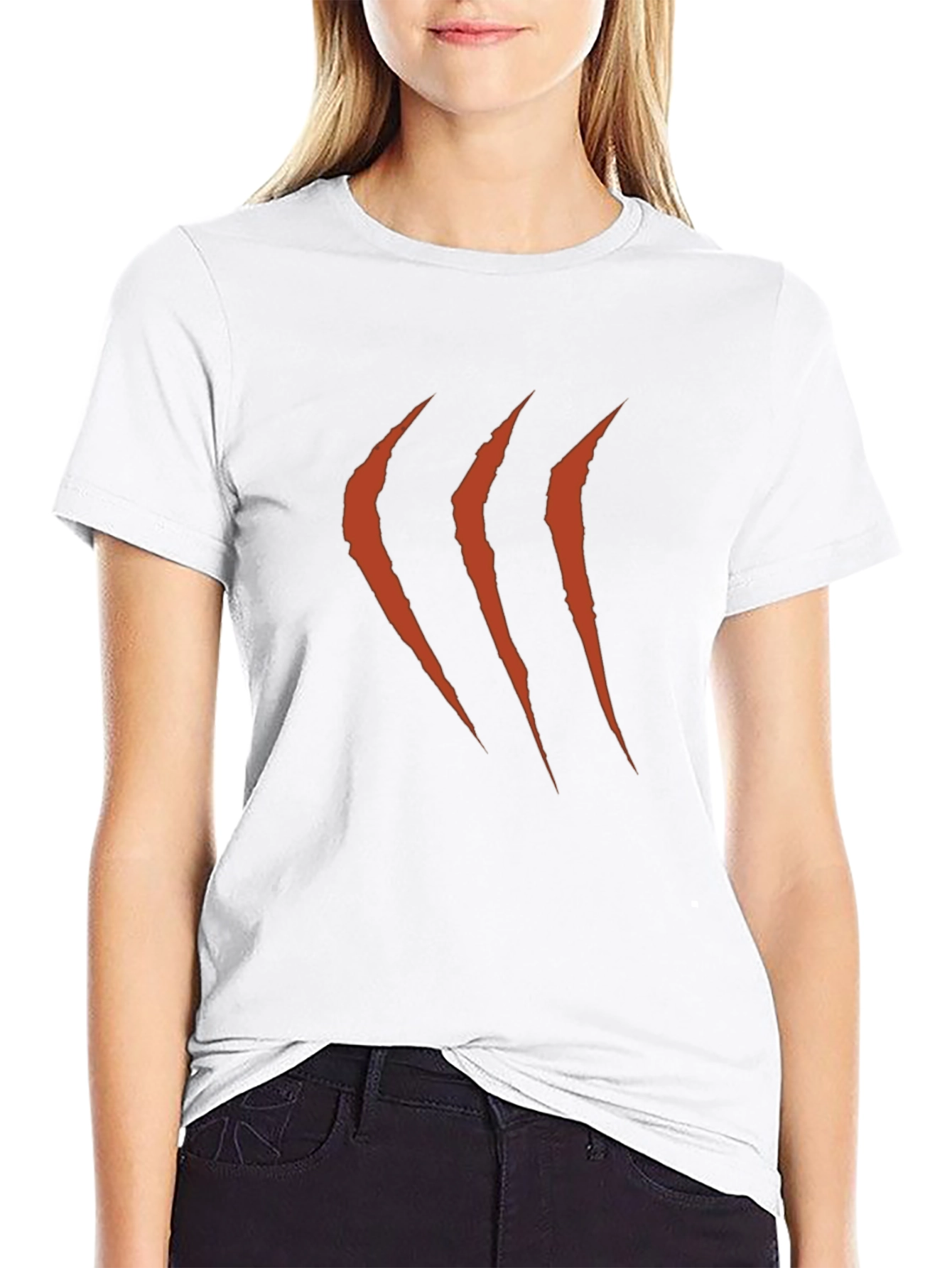 Claw Mark Graphic T-Shirt - Mens Short Sleeve