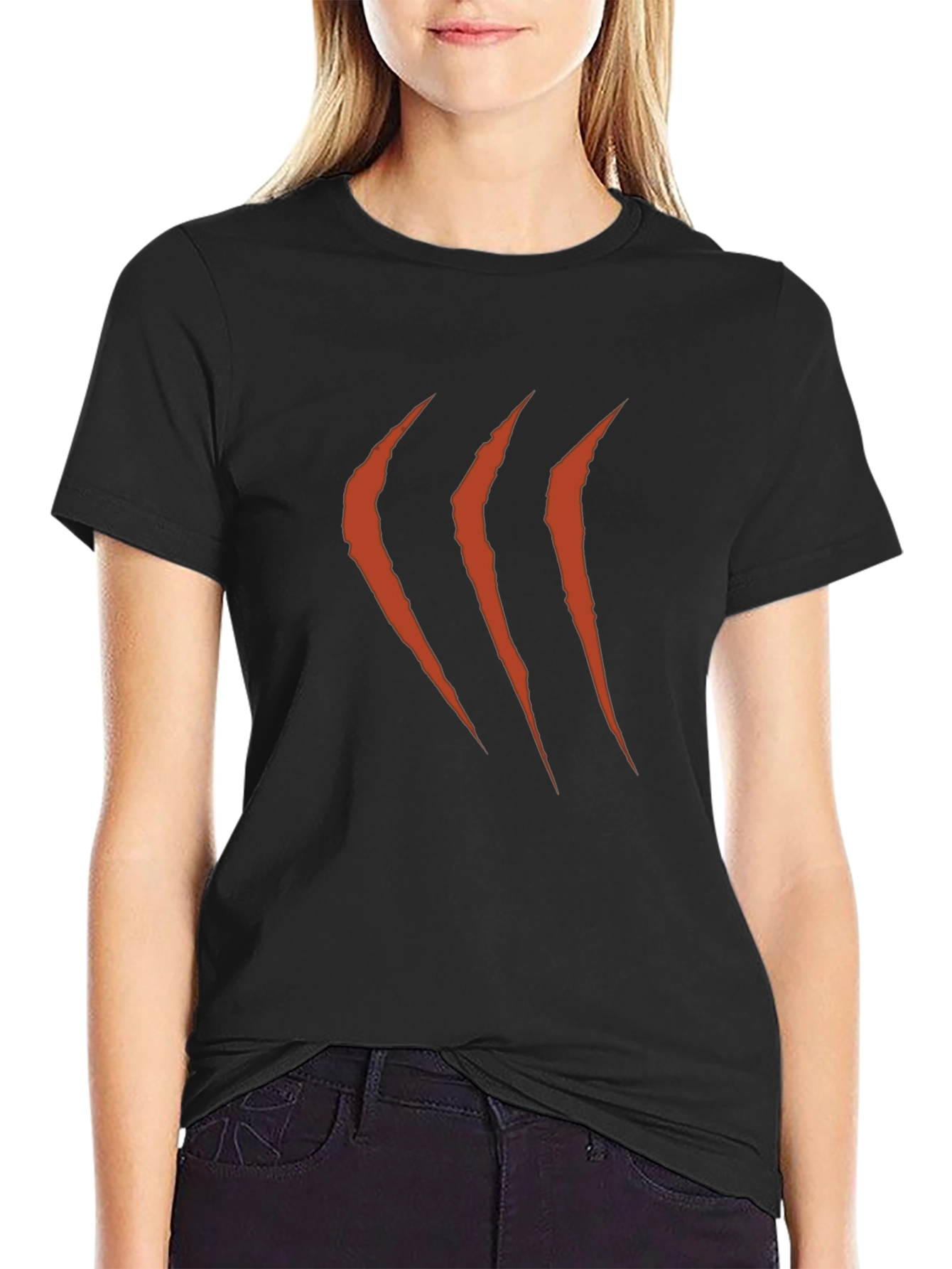 Claw Mark Graphic T-Shirt - Mens Short Sleeve