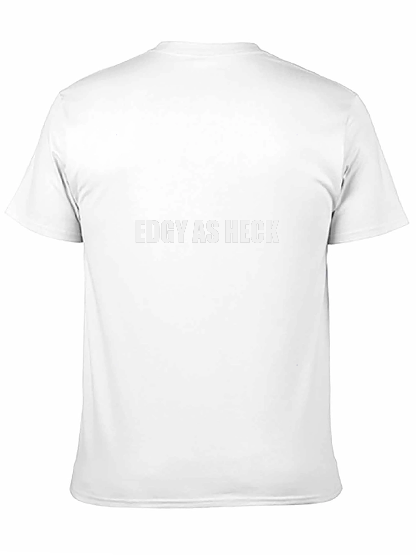 Edgy As Heck Graphic Tee - Black Cotton T-Shirt