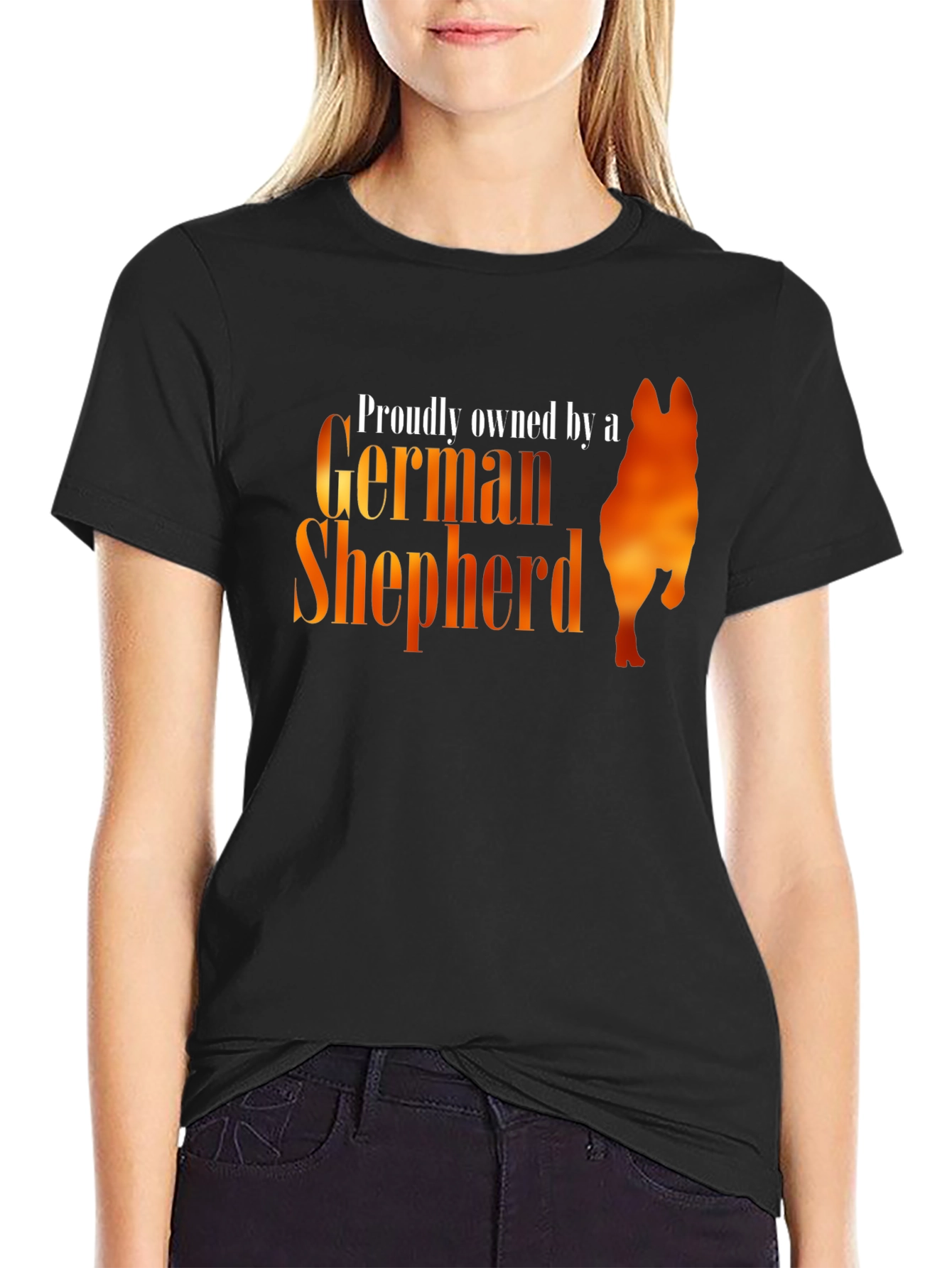 Proudly Owned by a German Shepherd T-Shirt