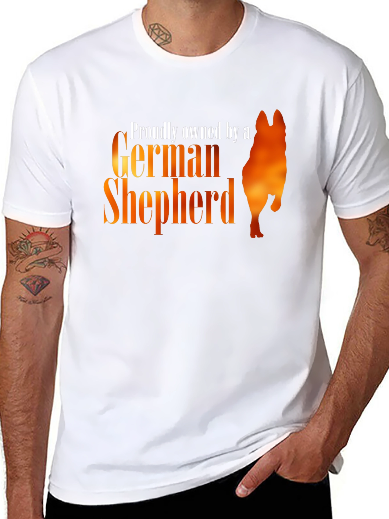 Proudly Owned by a German Shepherd T-Shirt