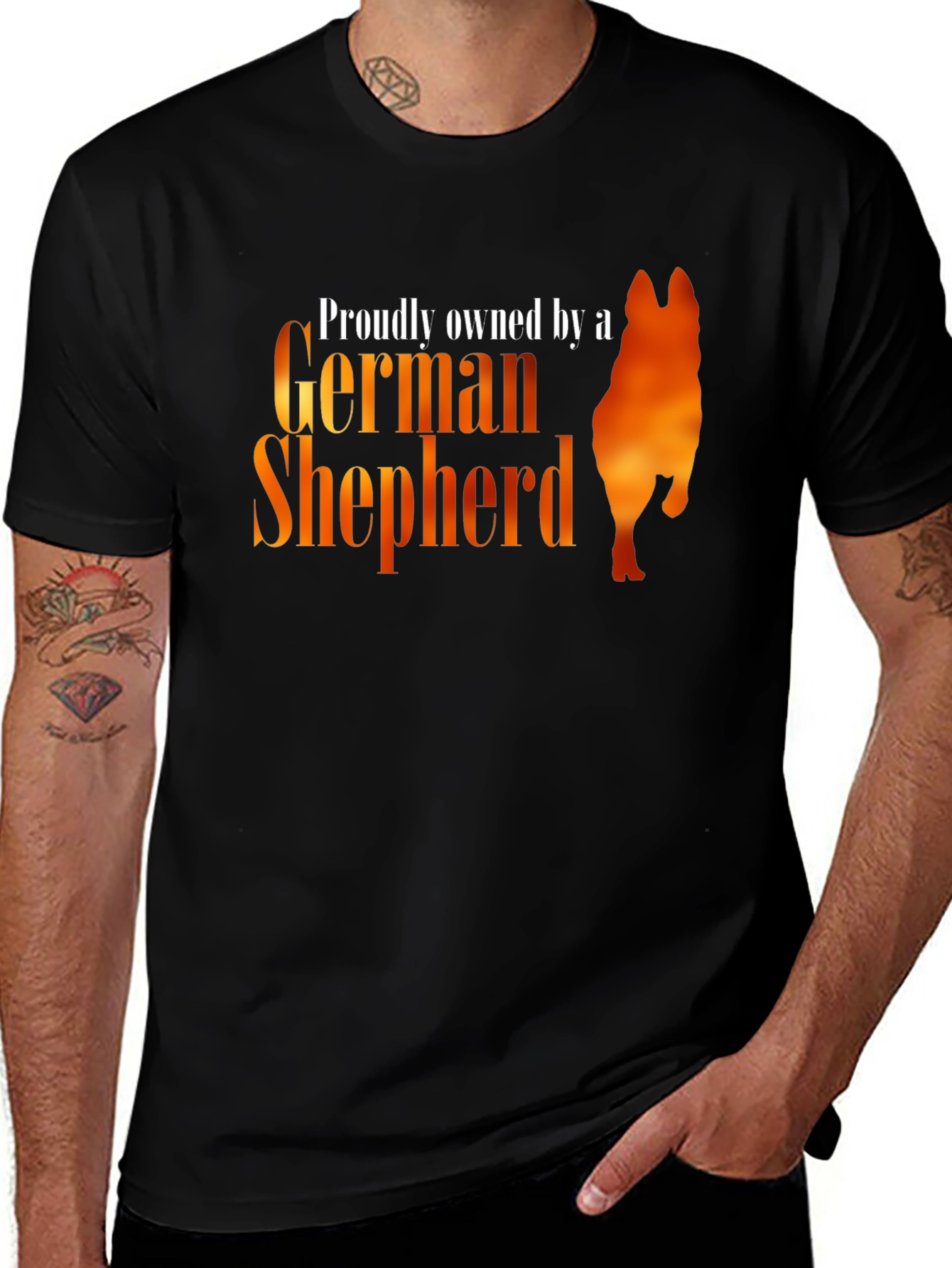 Proudly Owned by a German Shepherd T-Shirt