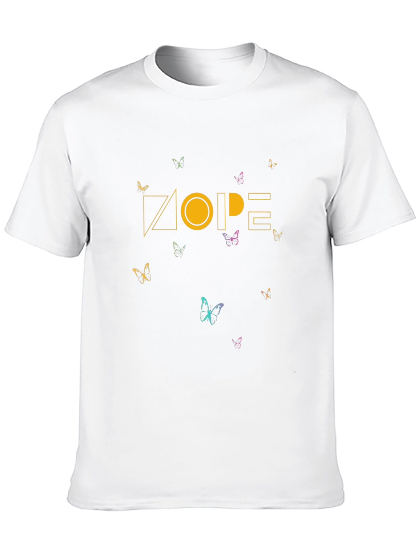 Dope Butterfly Graphic Tee - Stylish Black T-Shirt