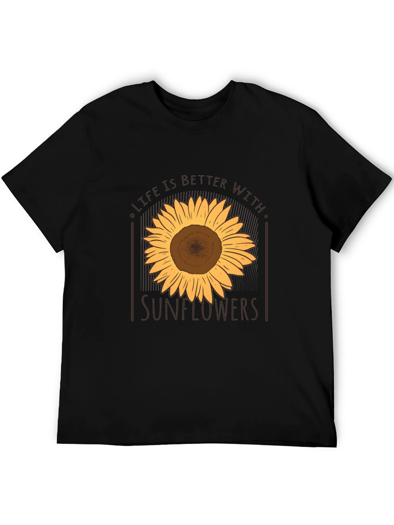 Sunflower Graphic Tee - Life is Better
