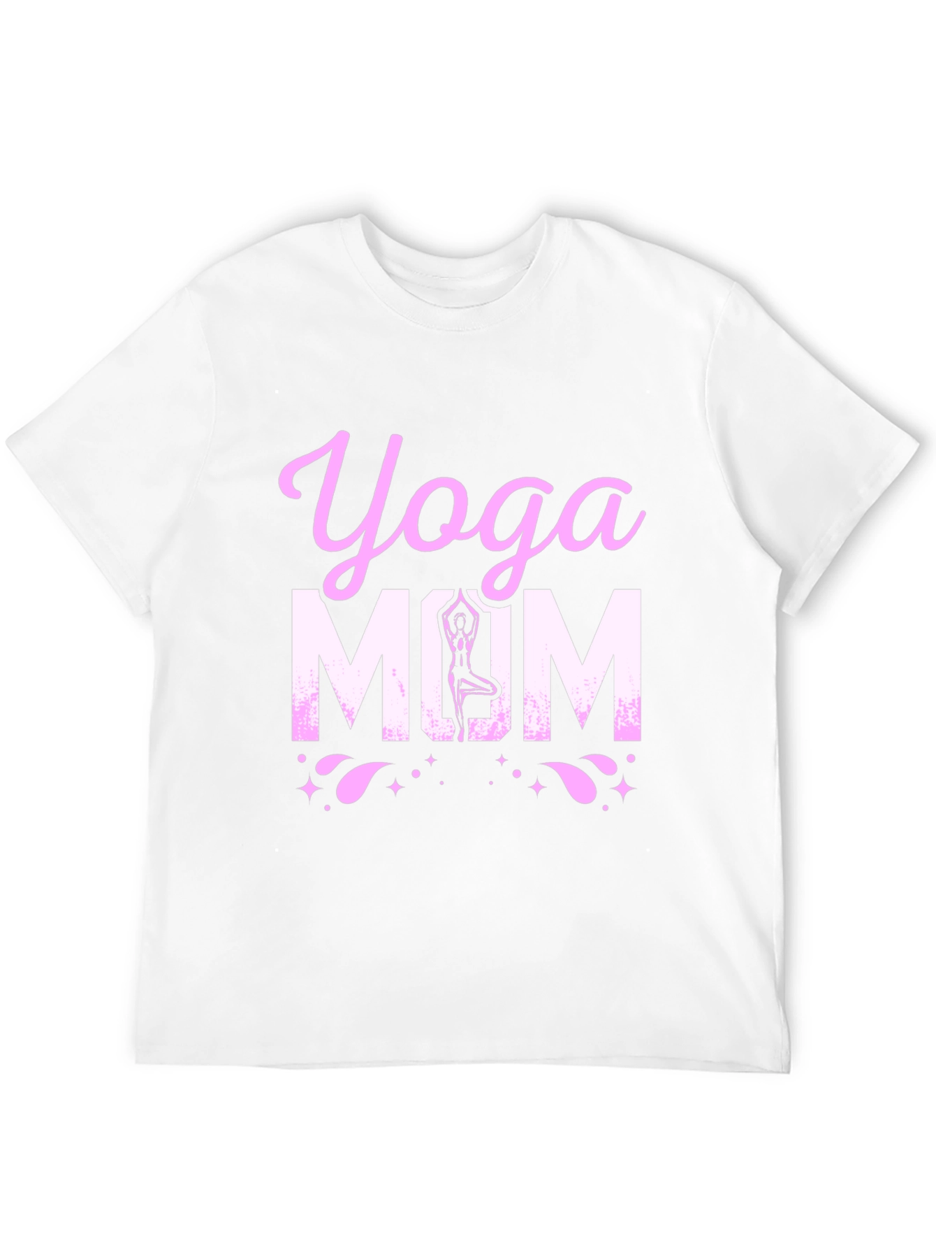 Yoga Mom Black Graphic T-Shirt