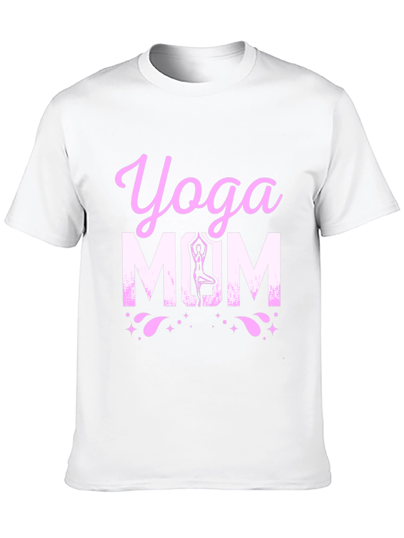 Yoga Mom Black Graphic T-Shirt