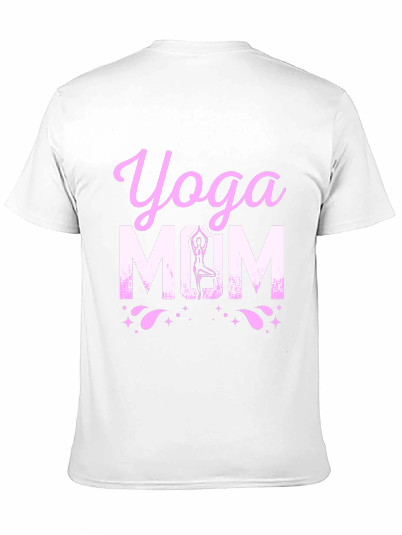 Yoga Mom Black Graphic T-Shirt