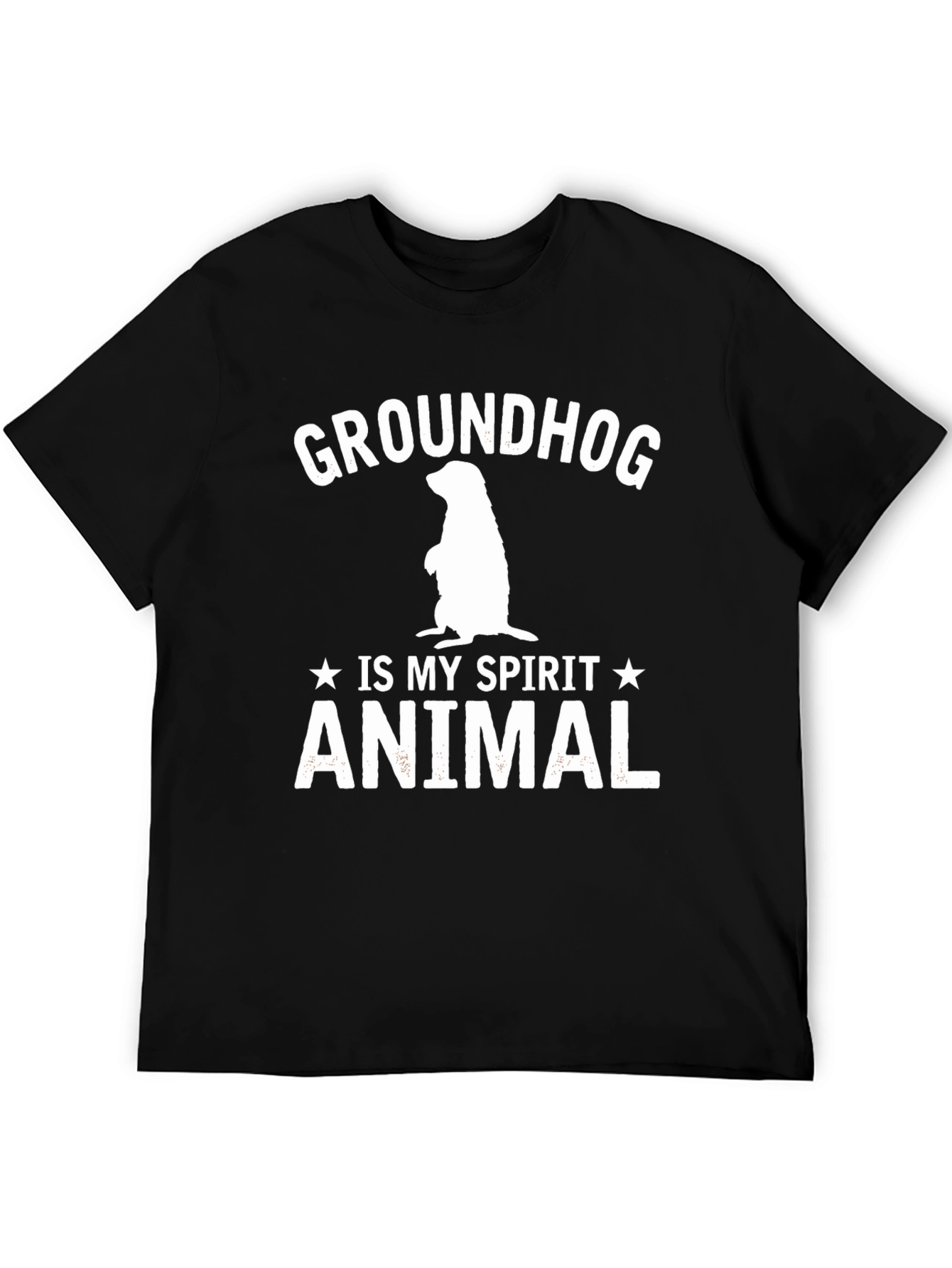 Groundhog Spirit Animal Graphic T-Shirt