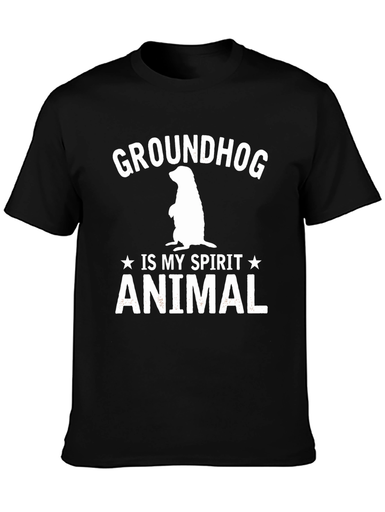 Groundhog Spirit Animal Graphic T-Shirt