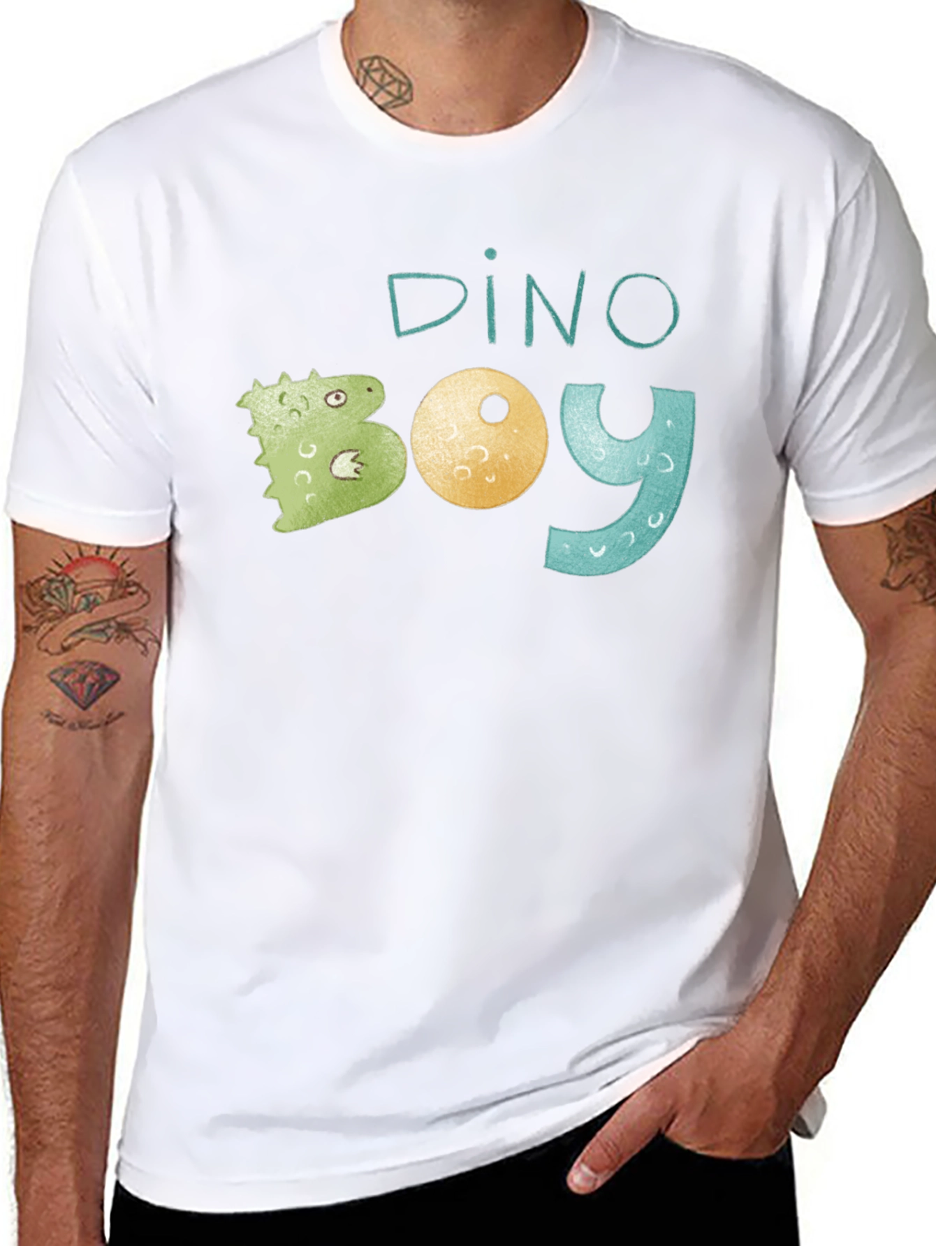 Dino Boy Graphic Tee - Fun Kids T-Shirt